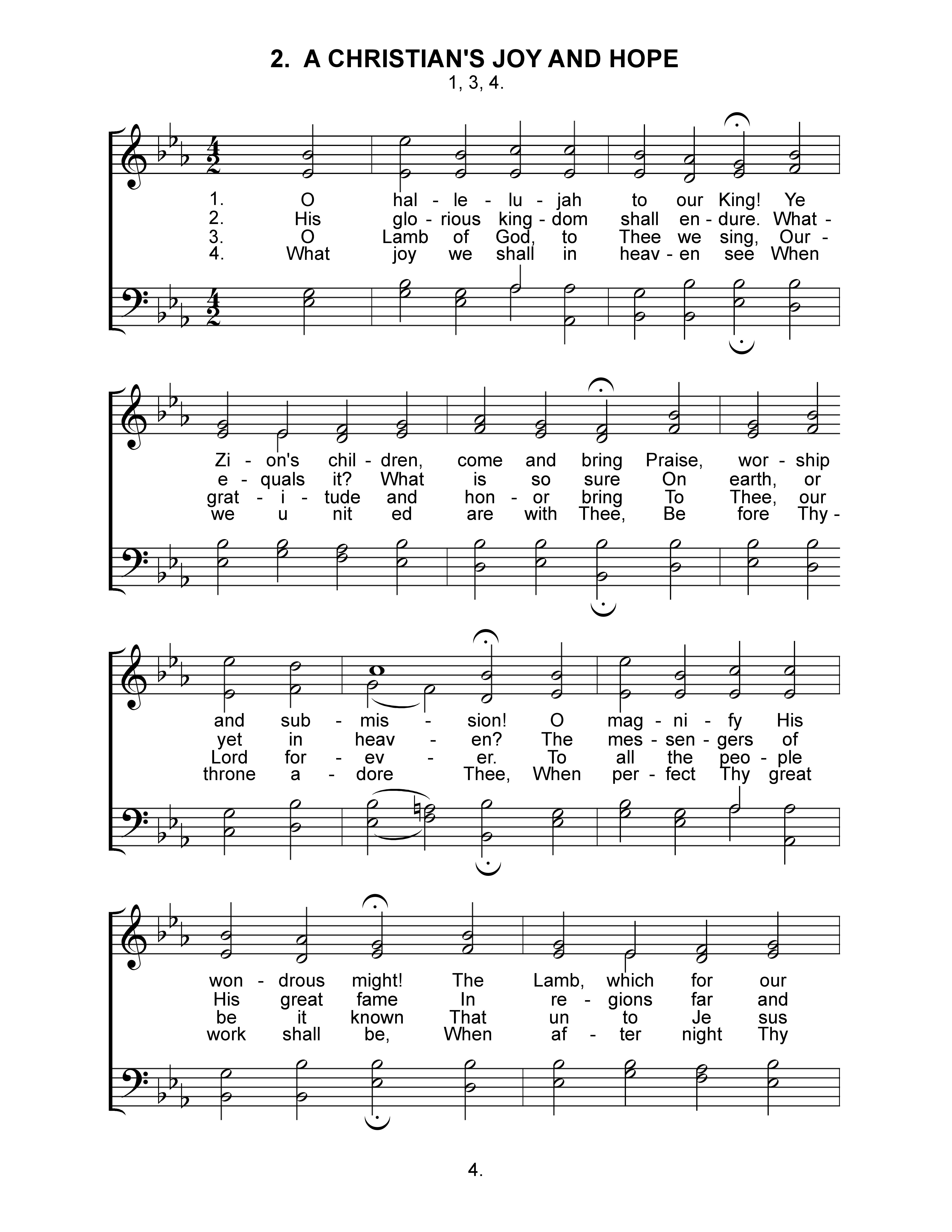 A Christian's Joy And Hope (#2) page 1