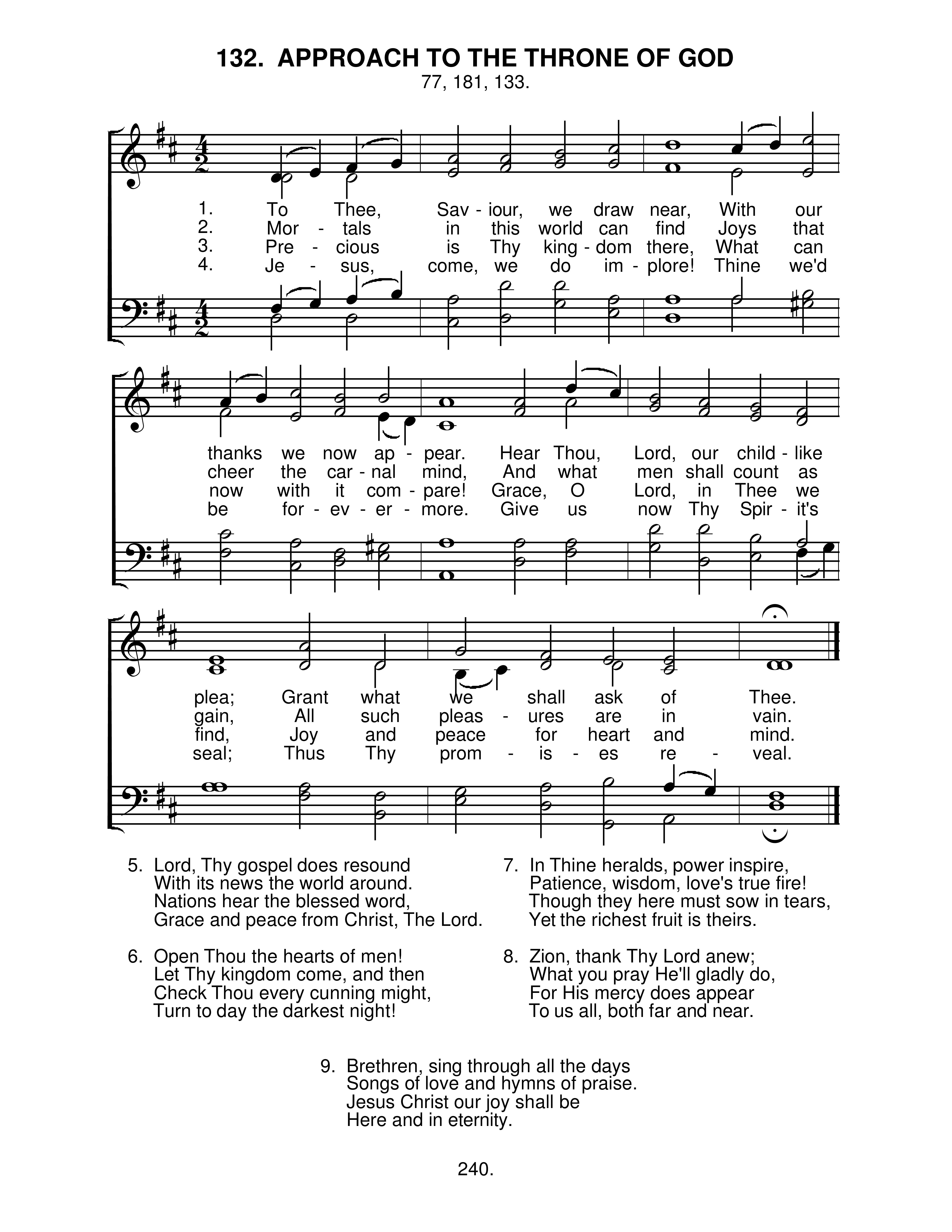 Approach To The Throne Of God (#132)