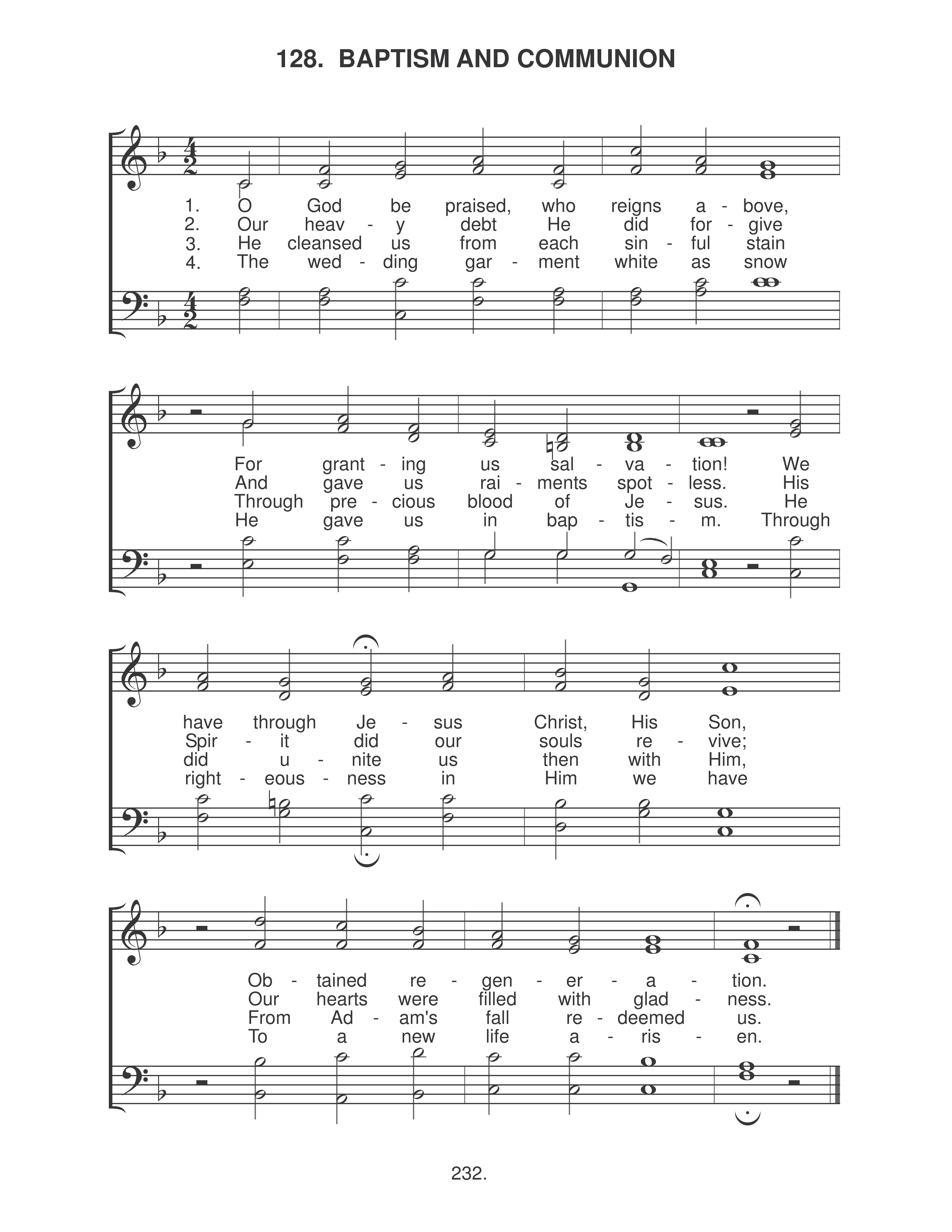 Baptism And Communion (#128) page 1