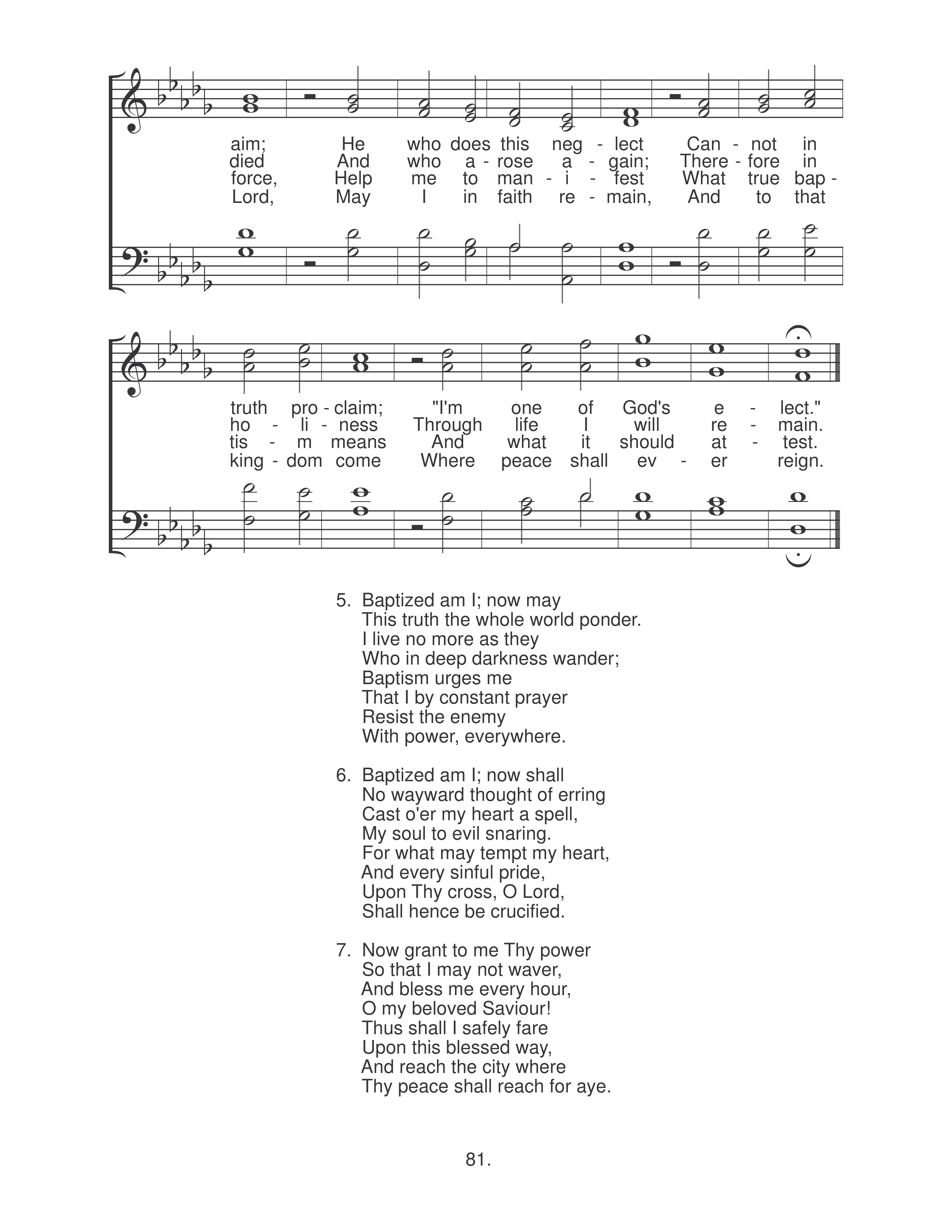 Baptismal Hymn (#43) page 2