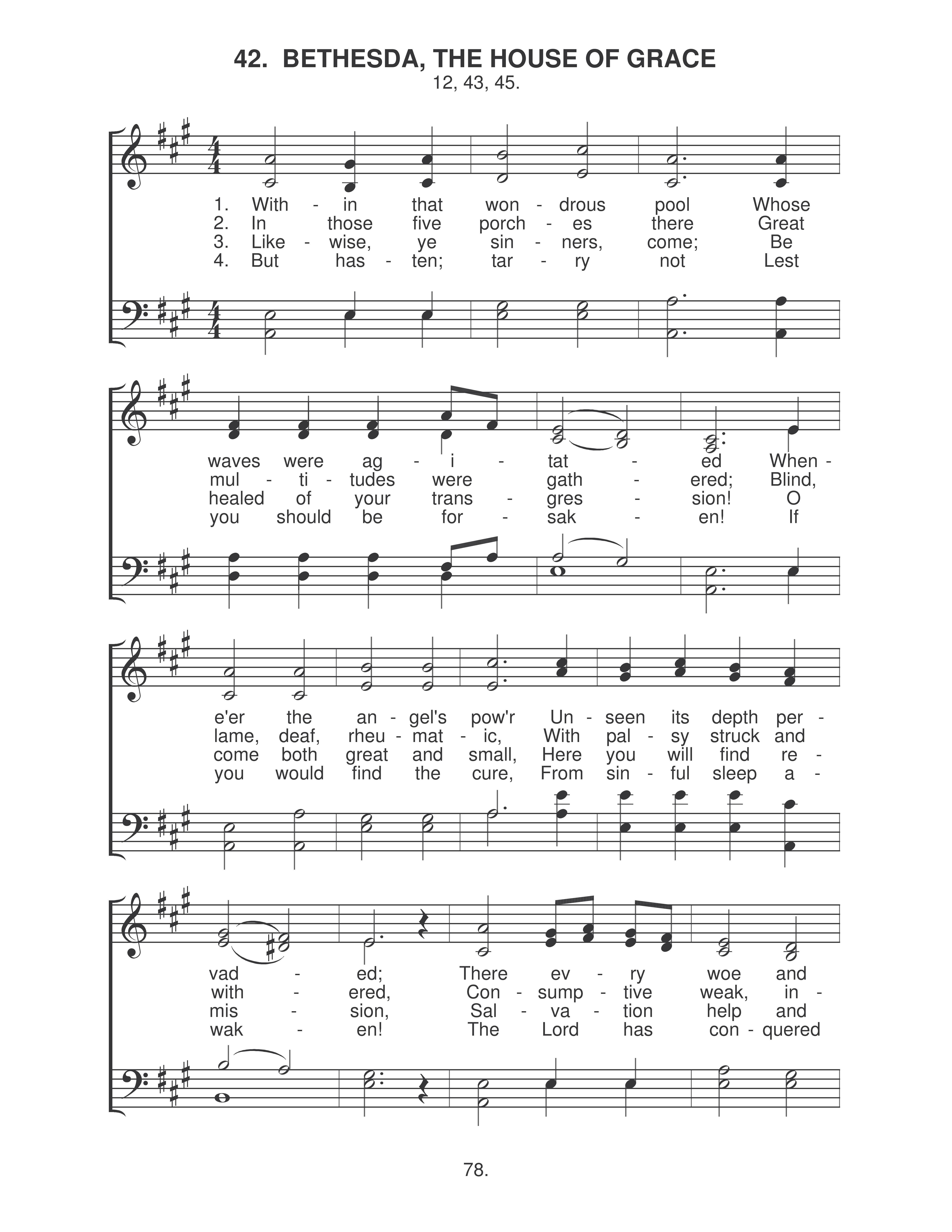 Bethesda, The House Of Grace (#42) page 1