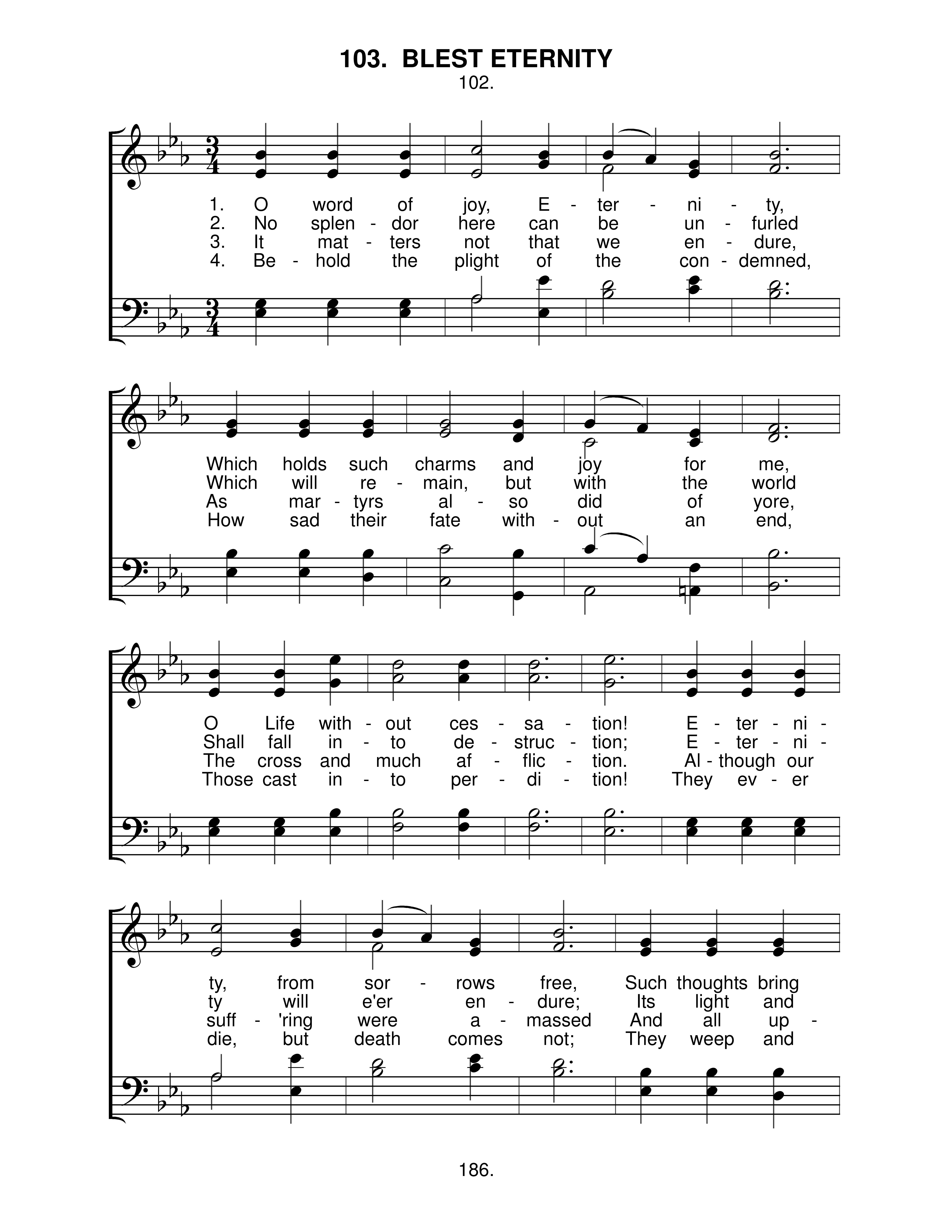 Blest Eternity (#103) page 1