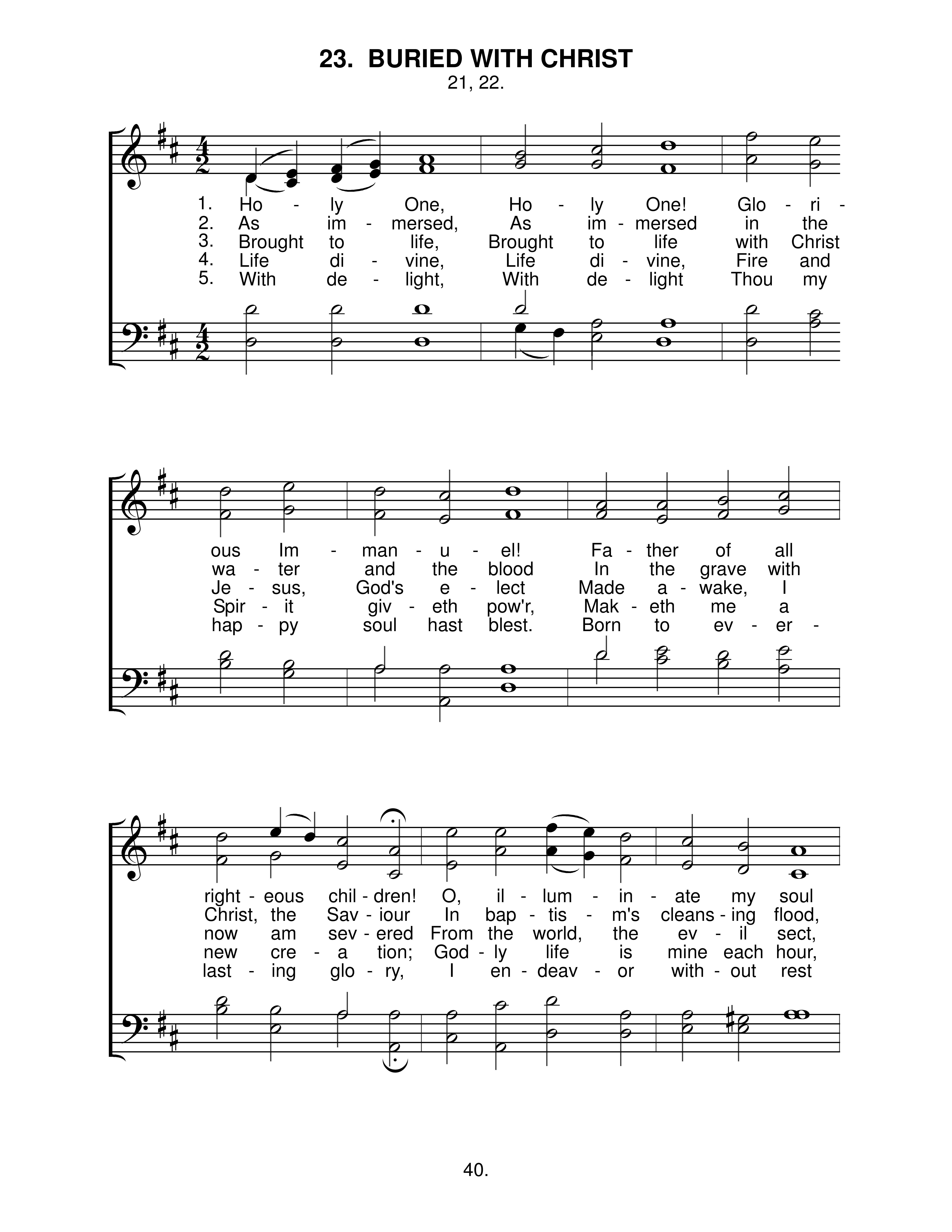 Buried With Christ (#23) page 1