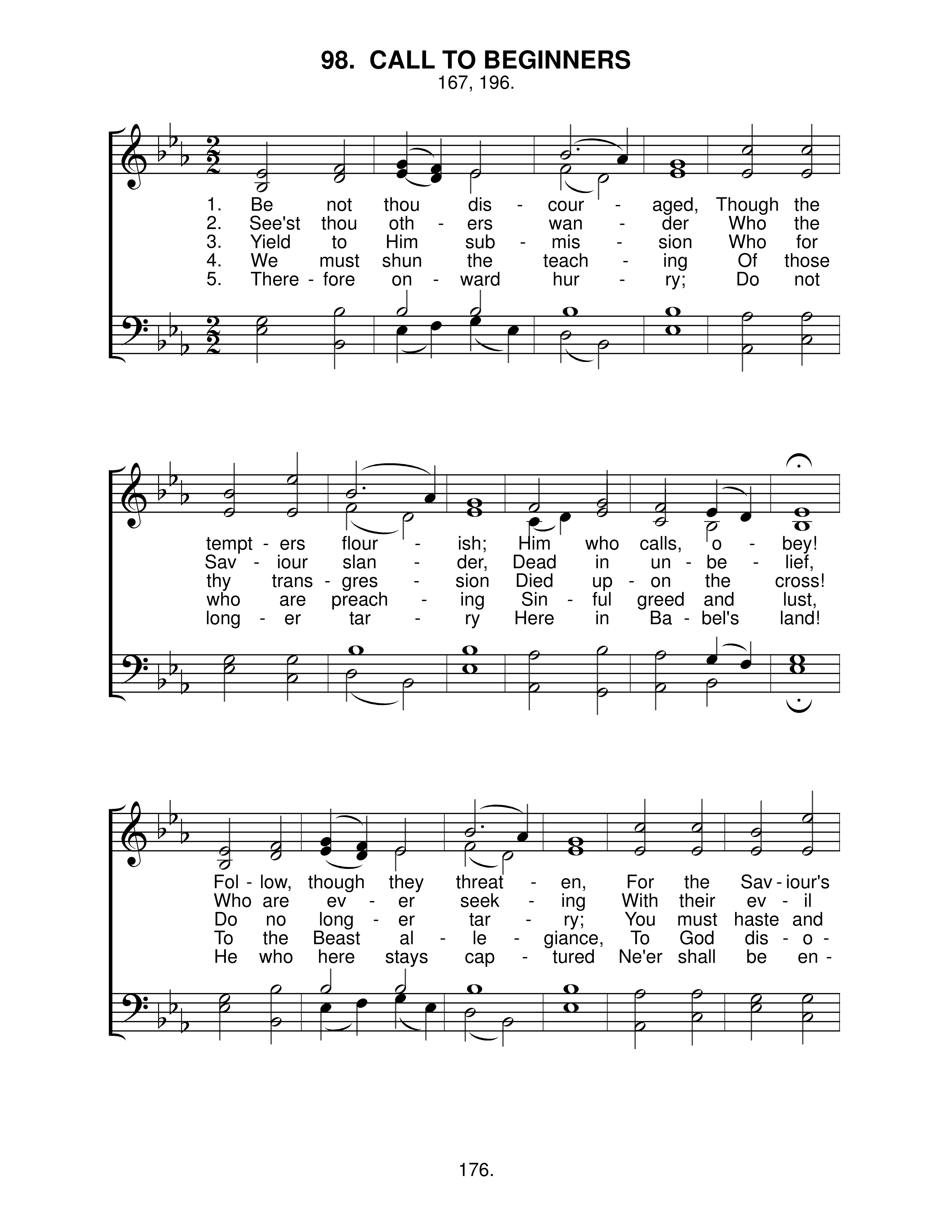 Call To Beginners (#98) page 1