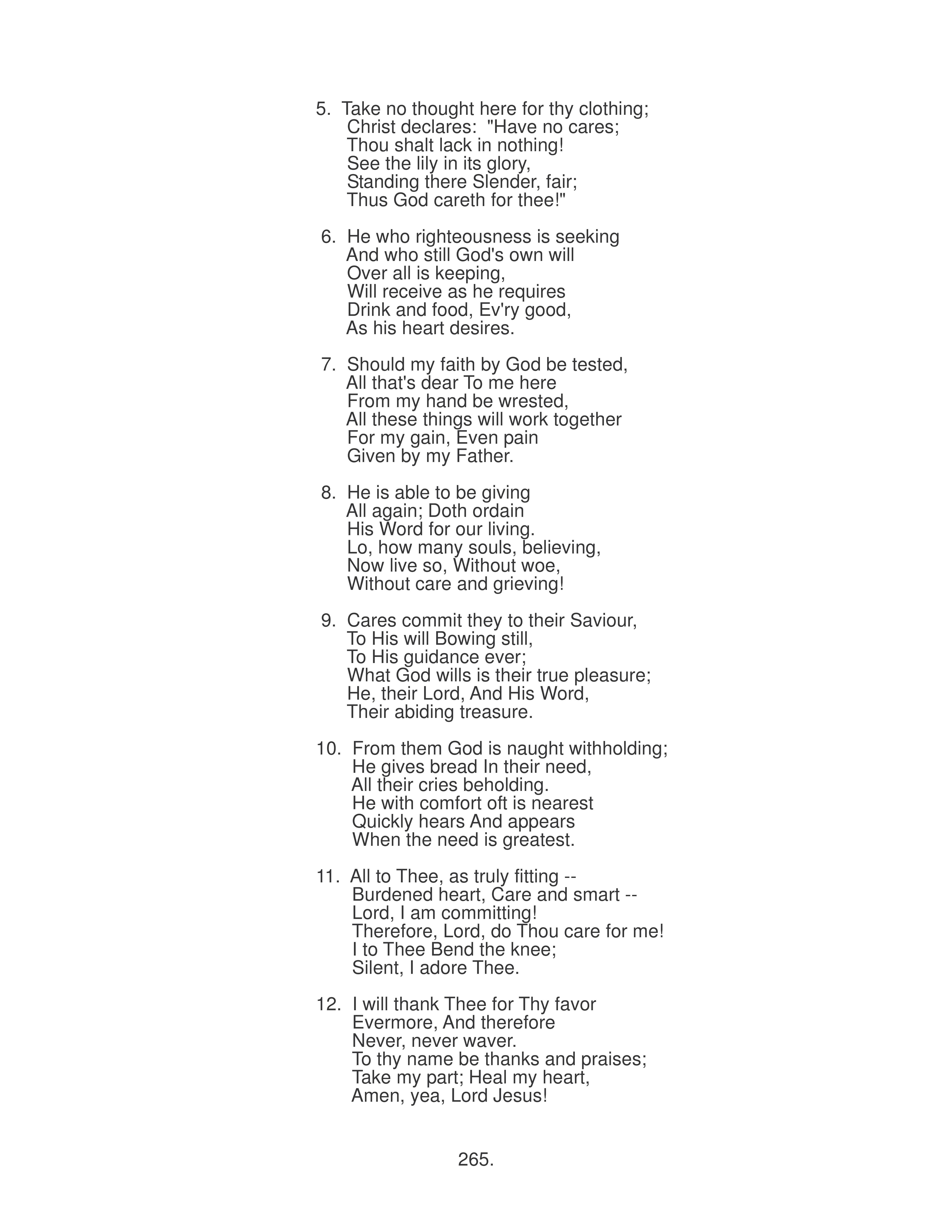 Cast Thy Burden On The Lord (#150) page 2