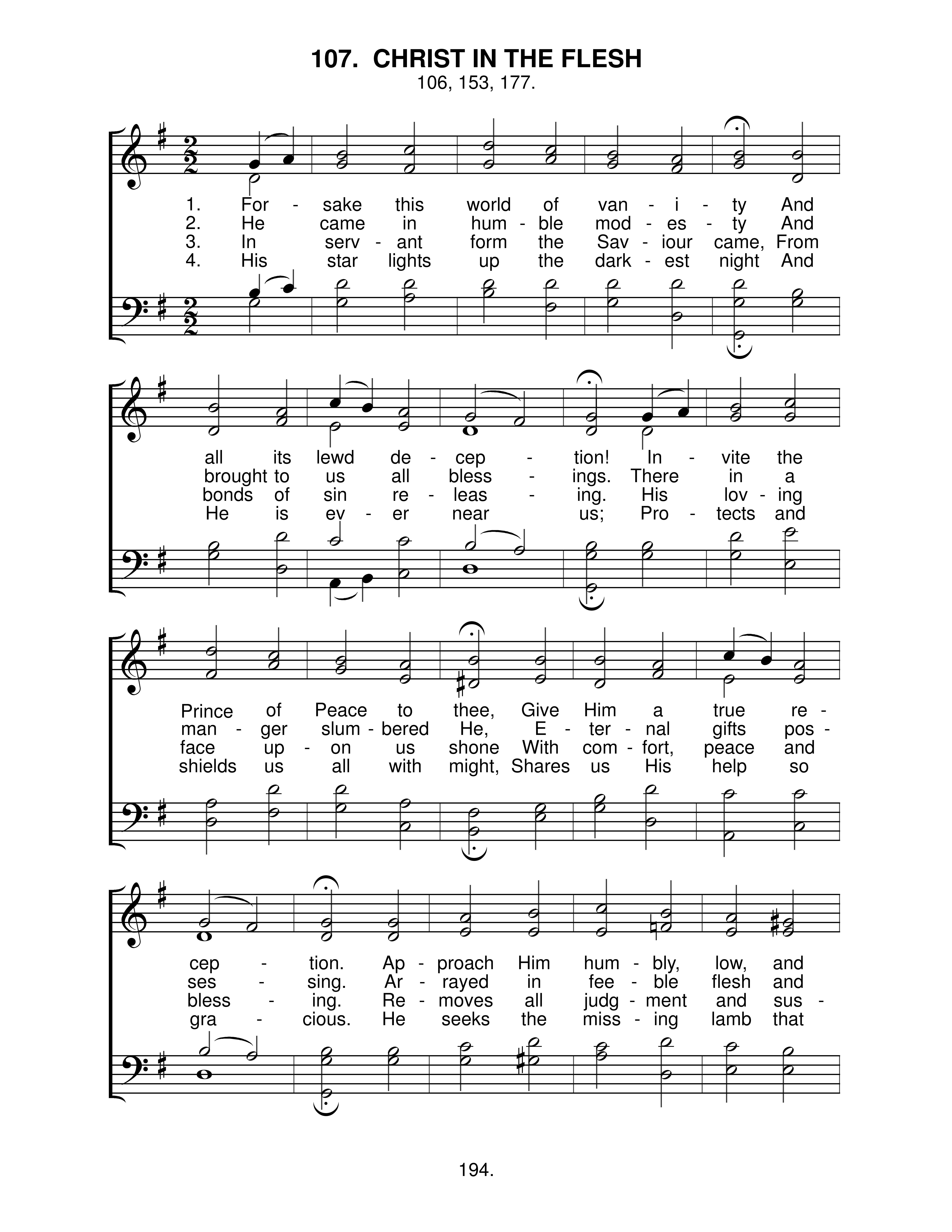 Christ In The Flesh (#107) page 1