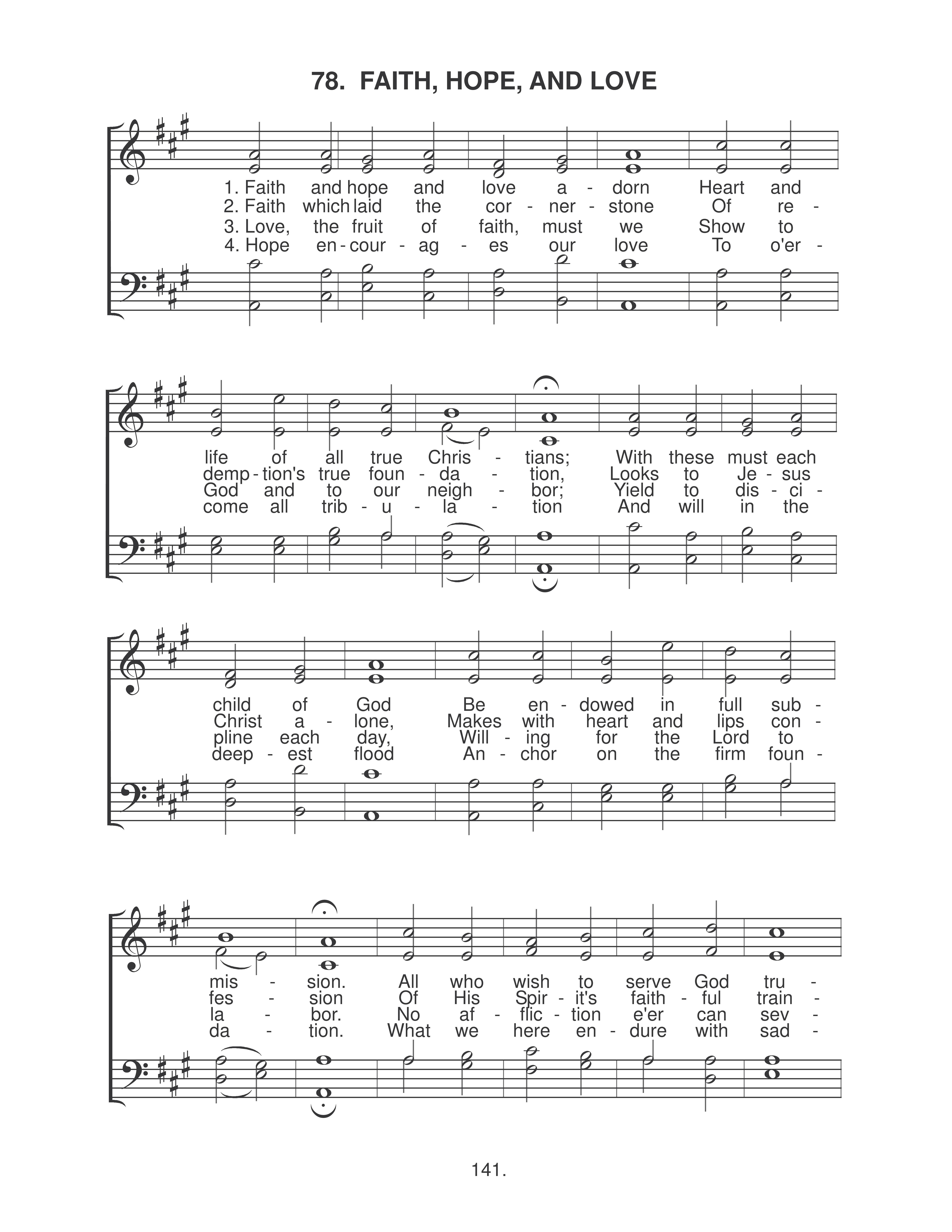 Faith, Hope, And Love (#78) page 1