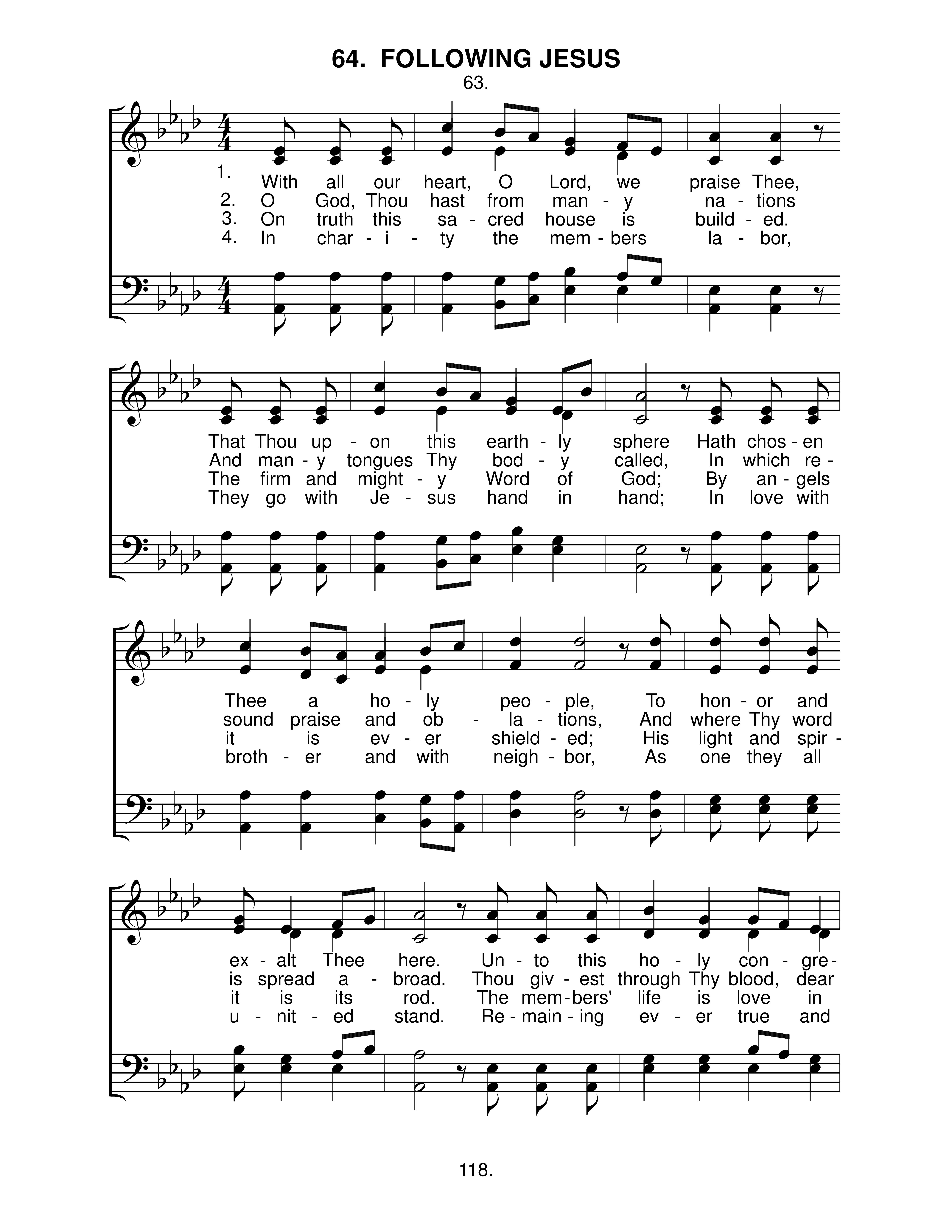 Following Jesus (#64) page 1