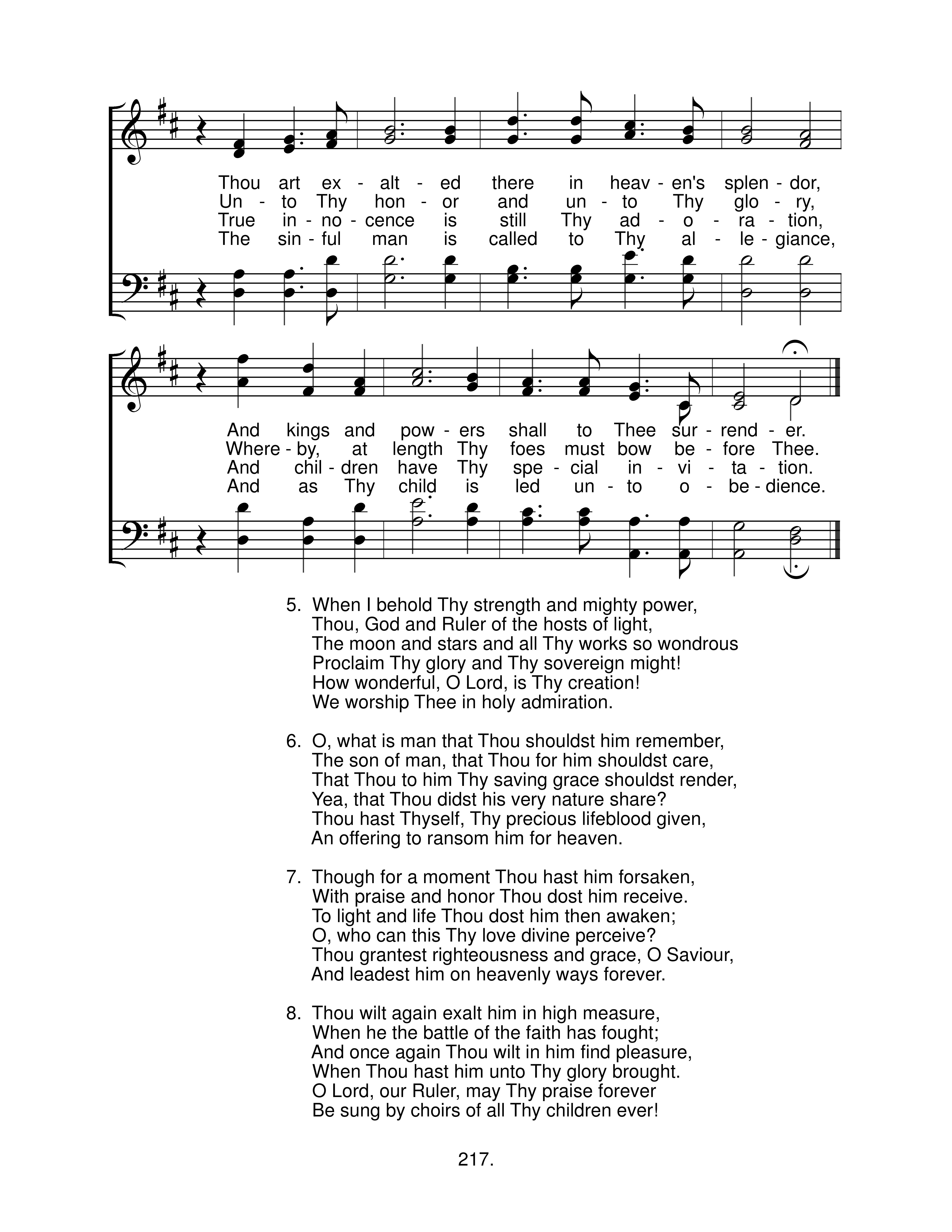 God's Glory Magnified By His Works (#118) page 2