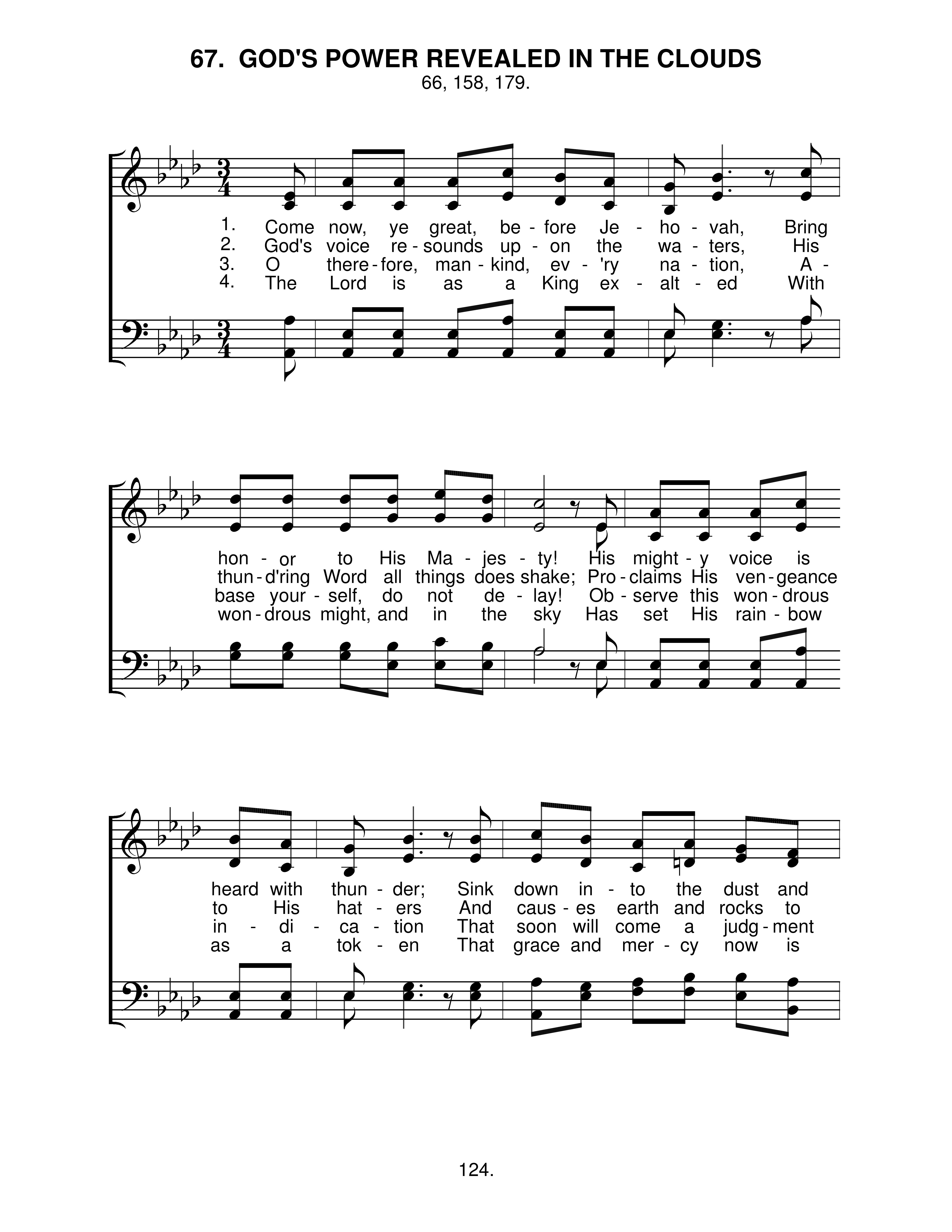 God's Power Revealed In The Clouds (#67) page 1