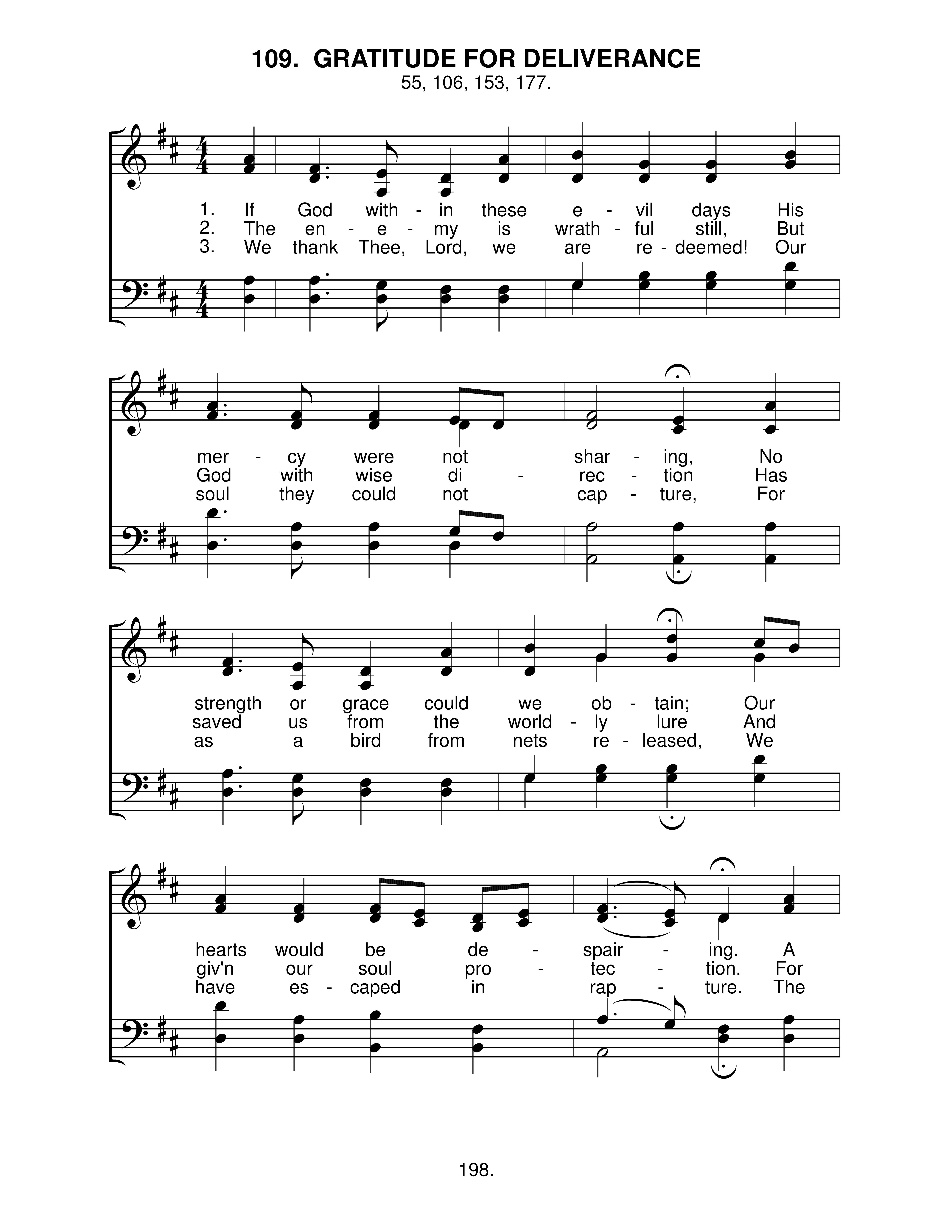 Gratitude For Deliverance (#109) page 1