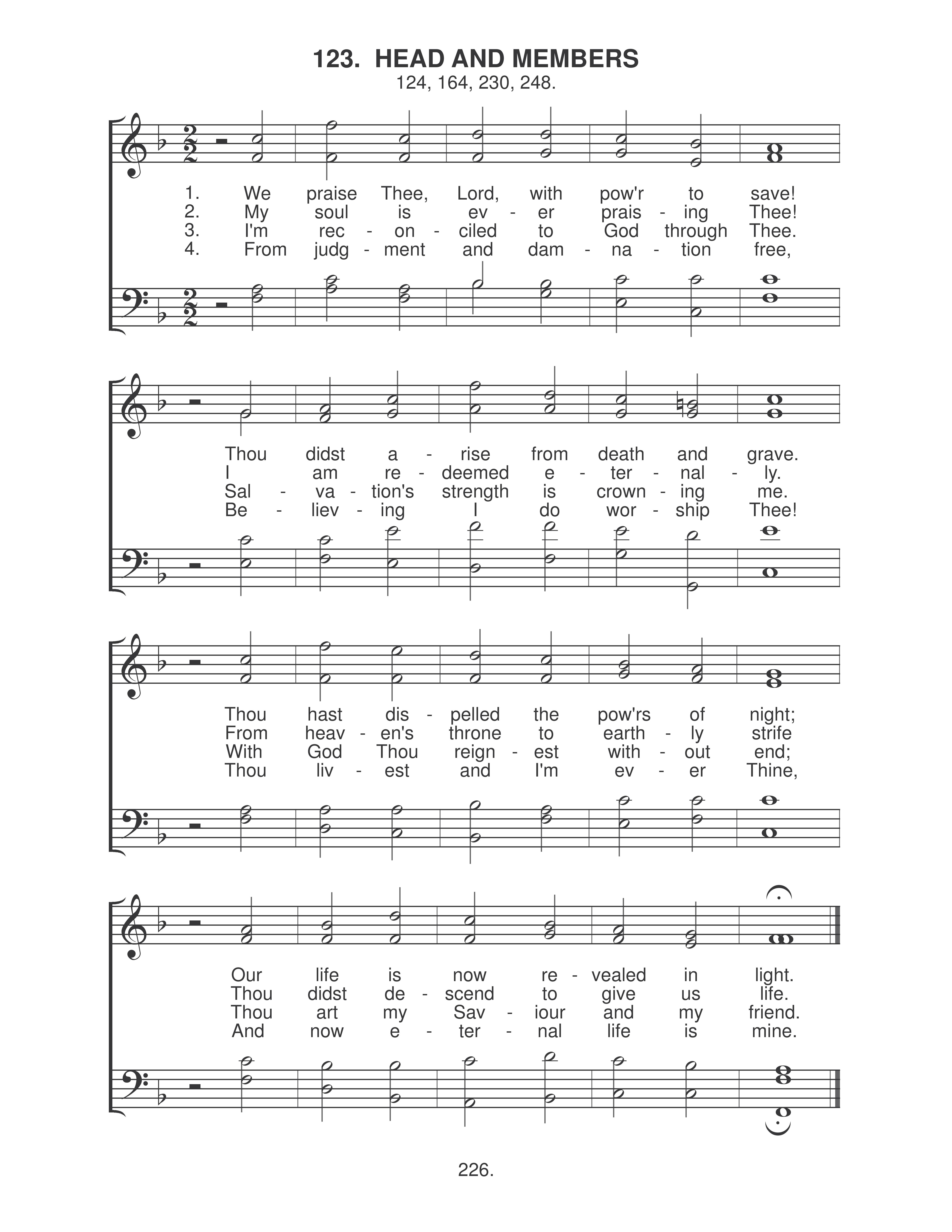 Head And Members (#123) page 1