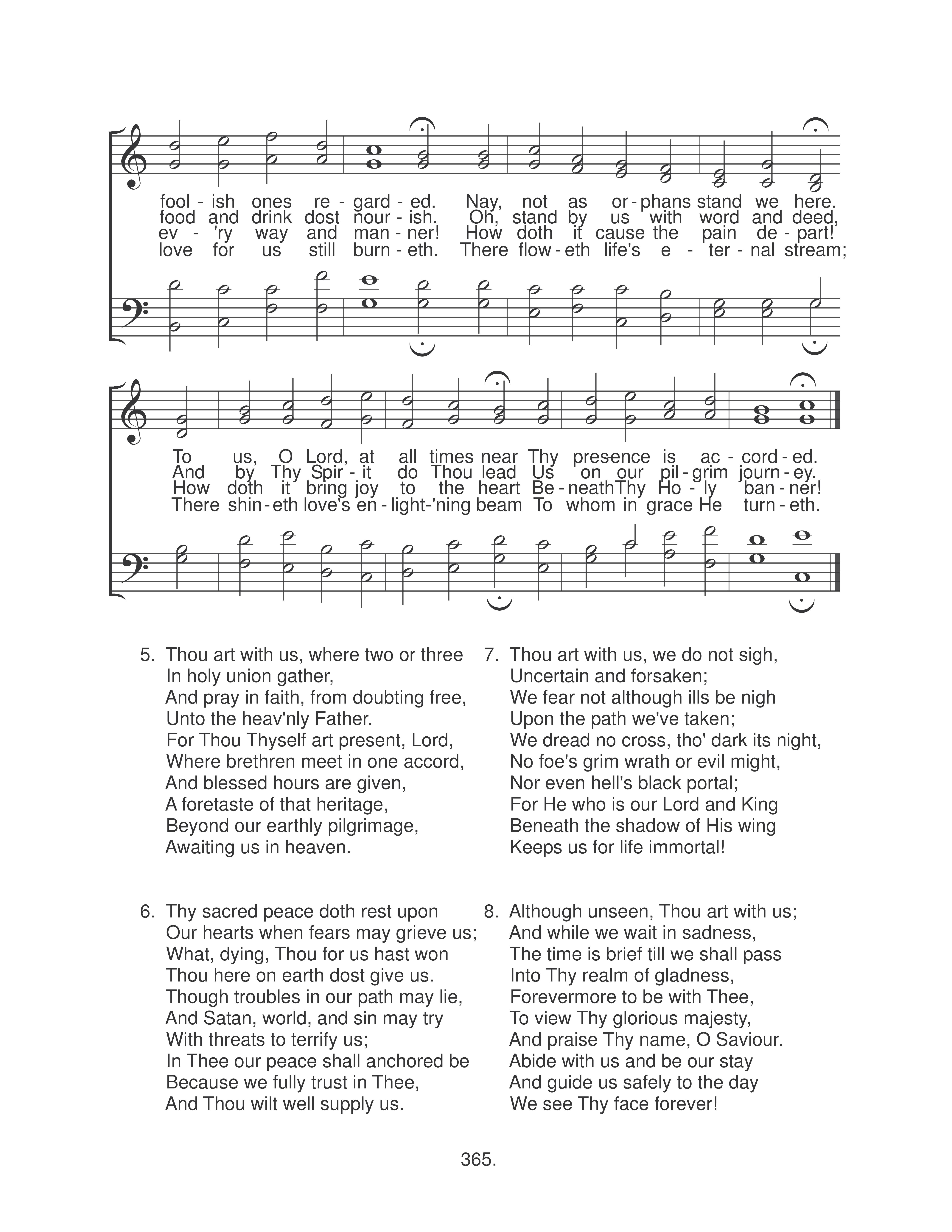 I Will Not Leave Thee (#204) page 2