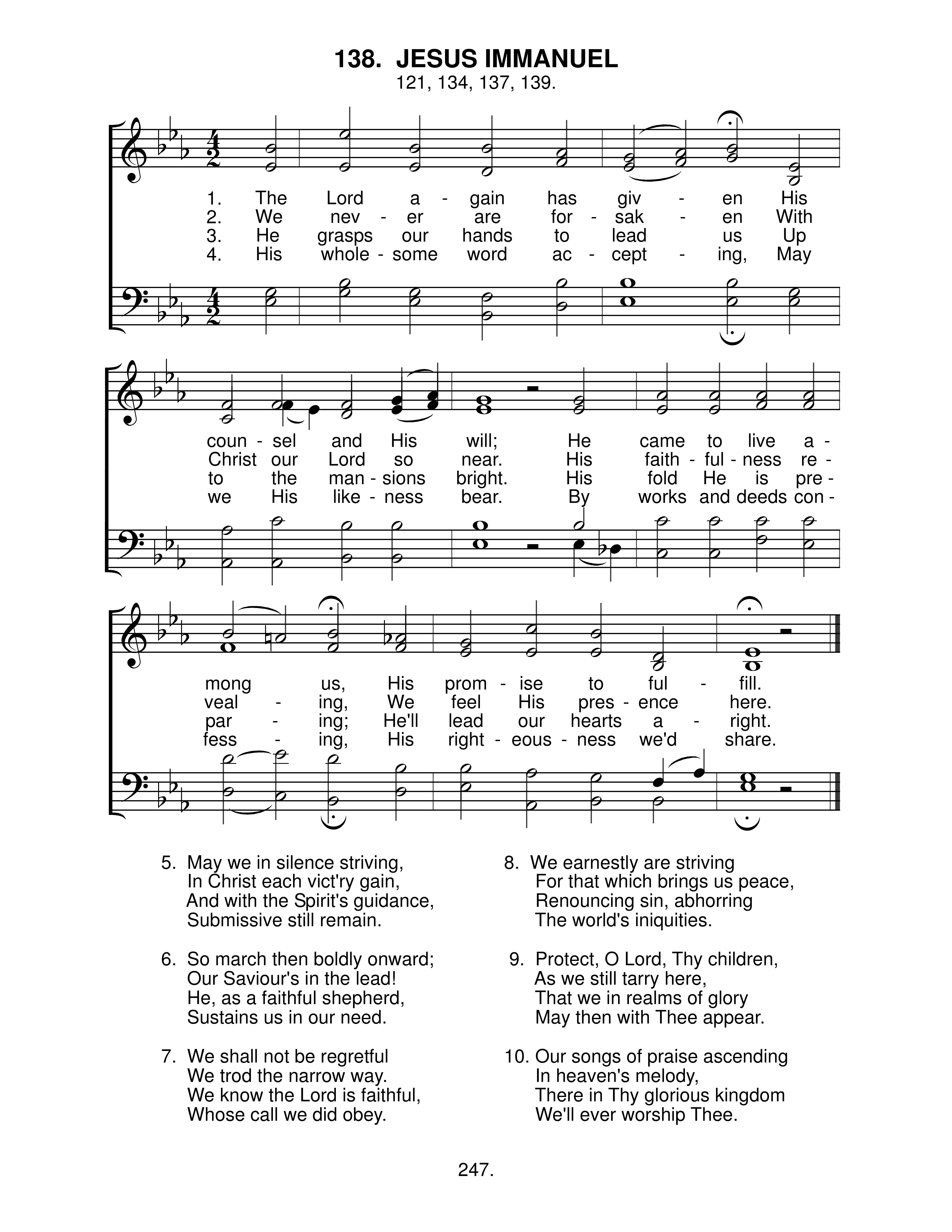 Jesus Immanuel (#138)