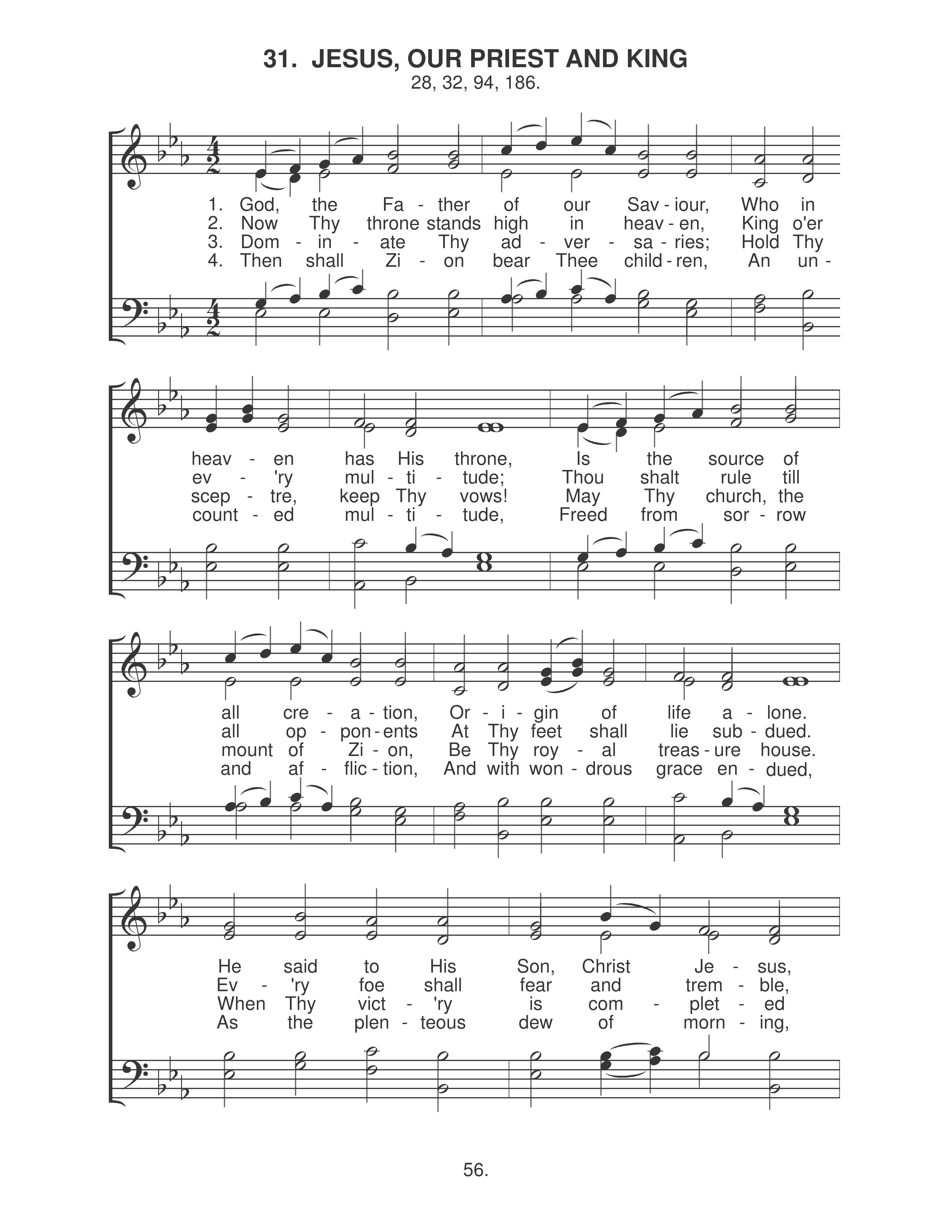 Jesus, Our Priest And King (#31) page 1