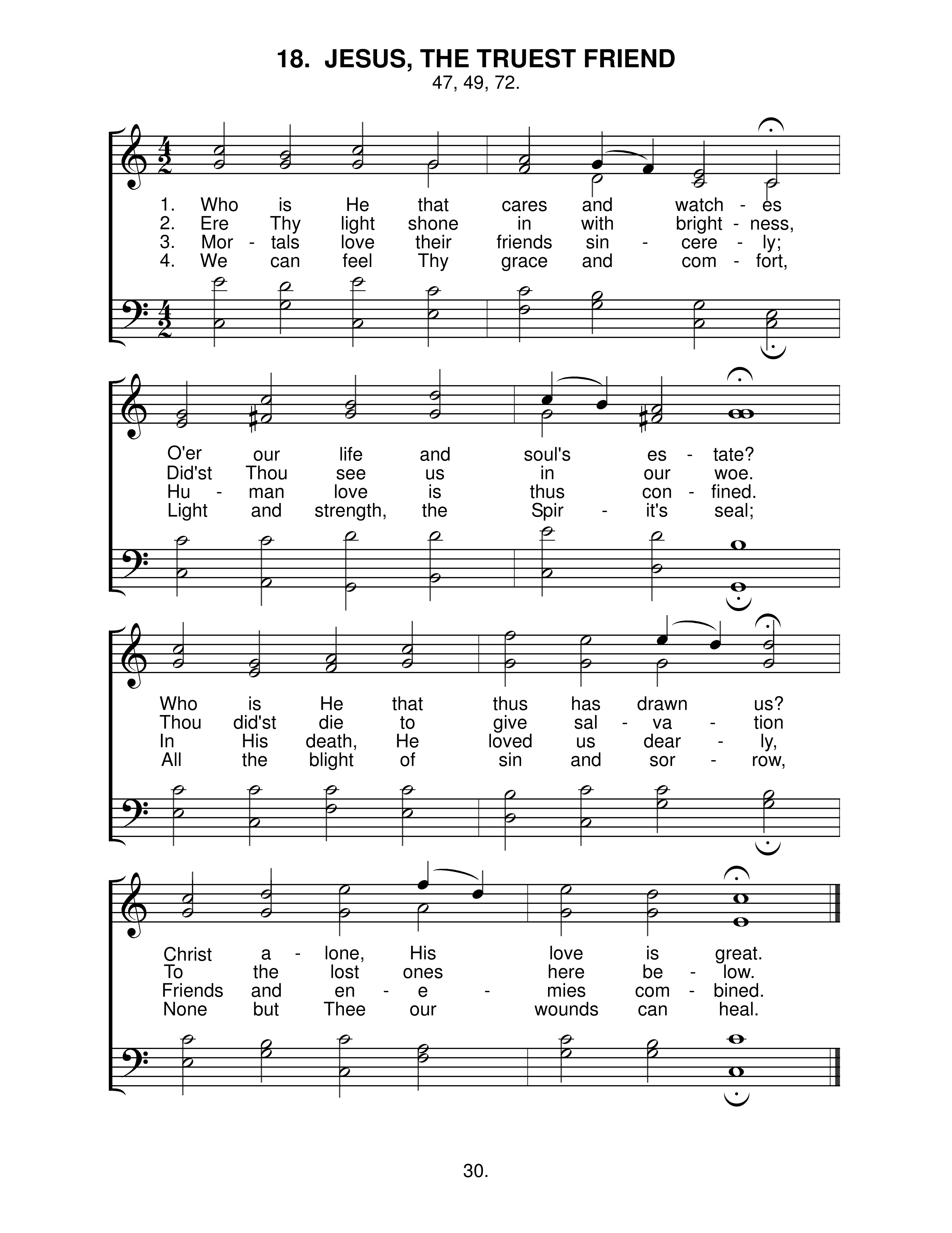 Jesus, The Truest Friend (#18) page 1