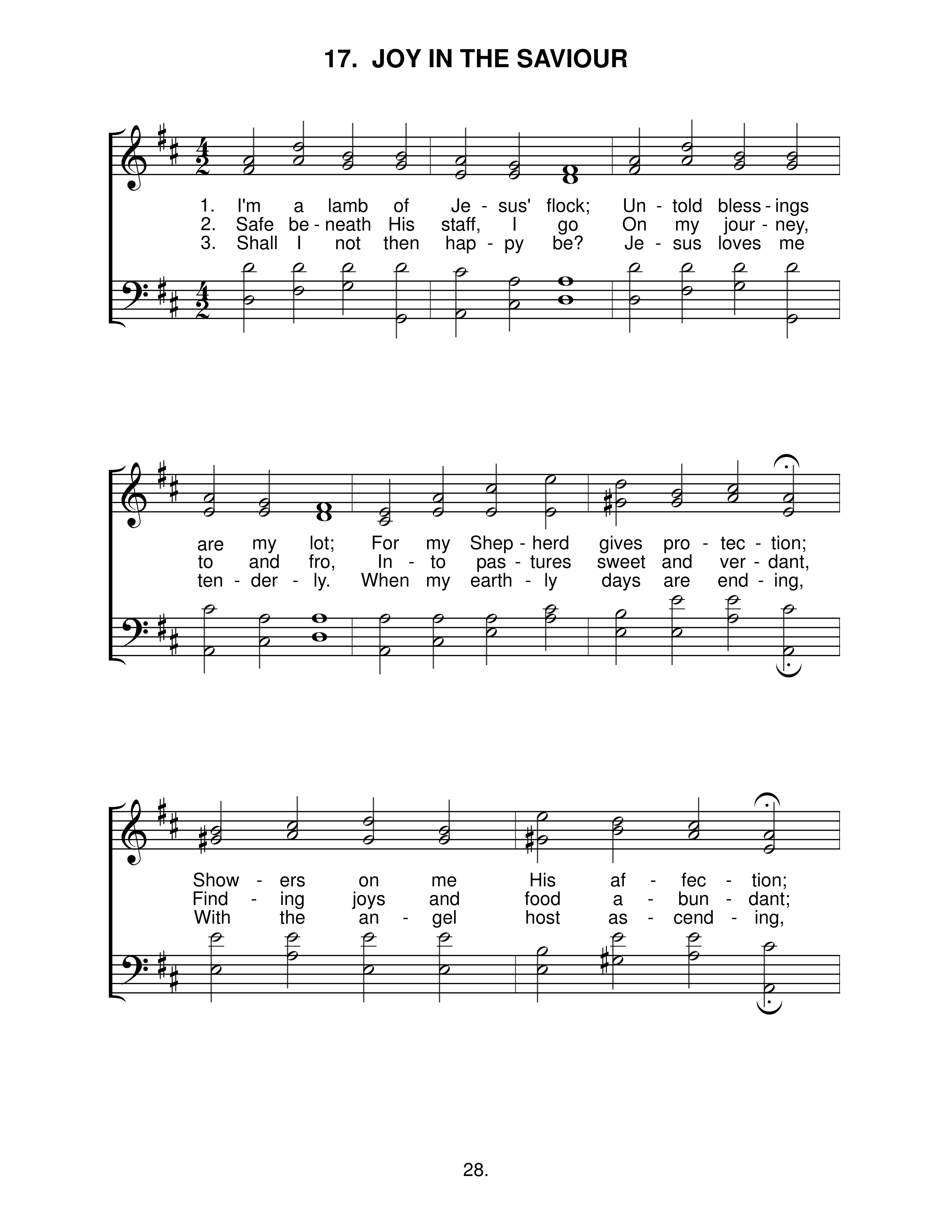 Joy In The Saviour (#17) page 1