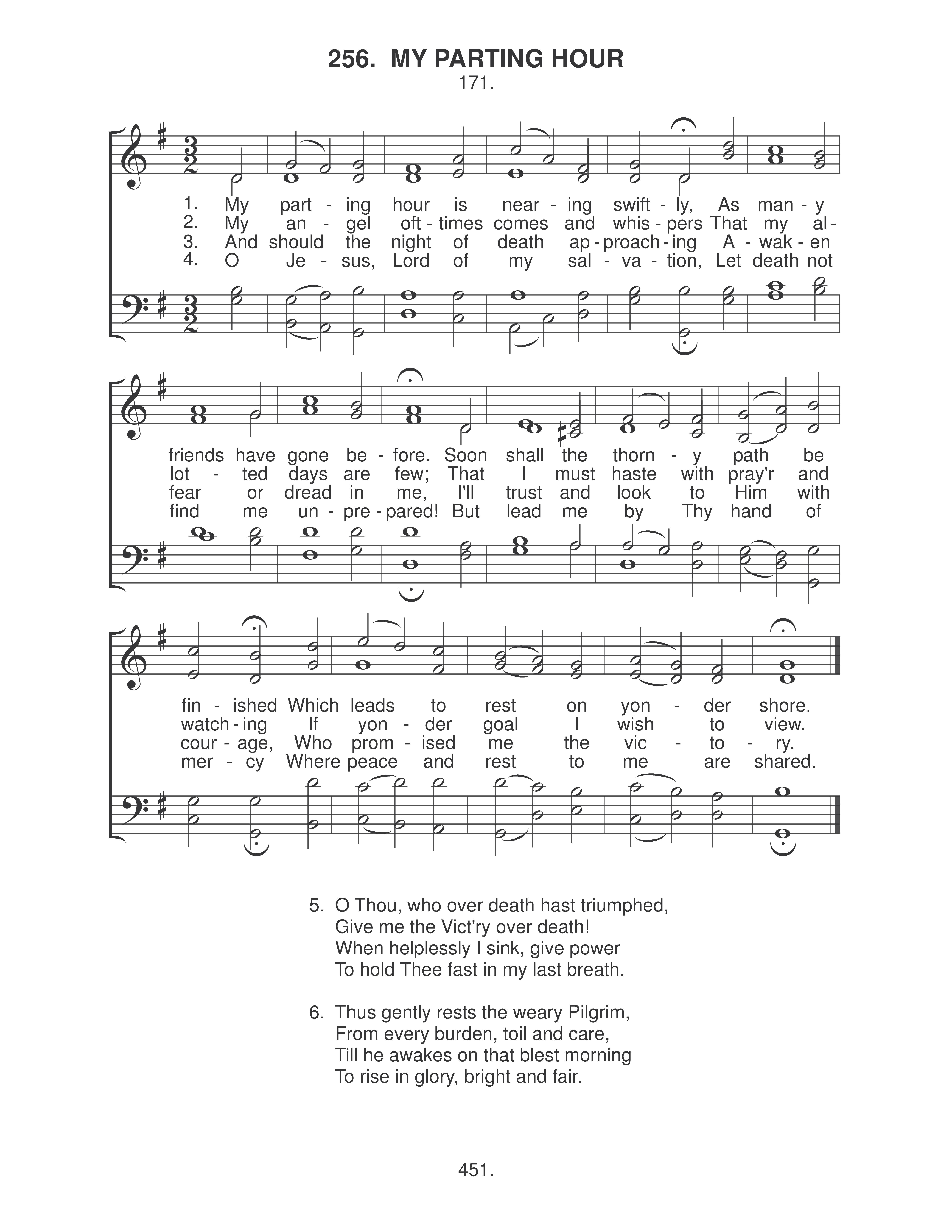 My Parting Hour (#256)