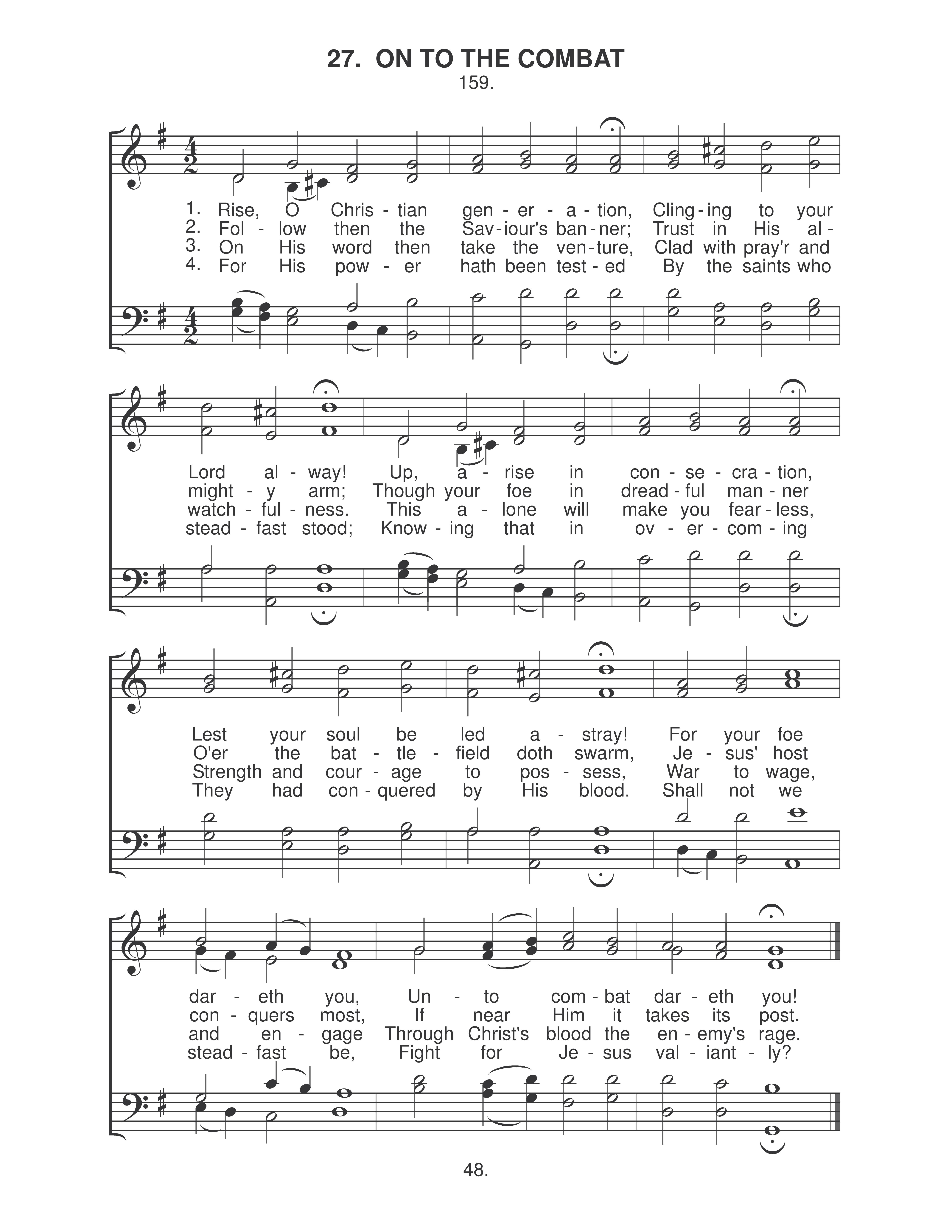 On To The Combat (#27) page 1