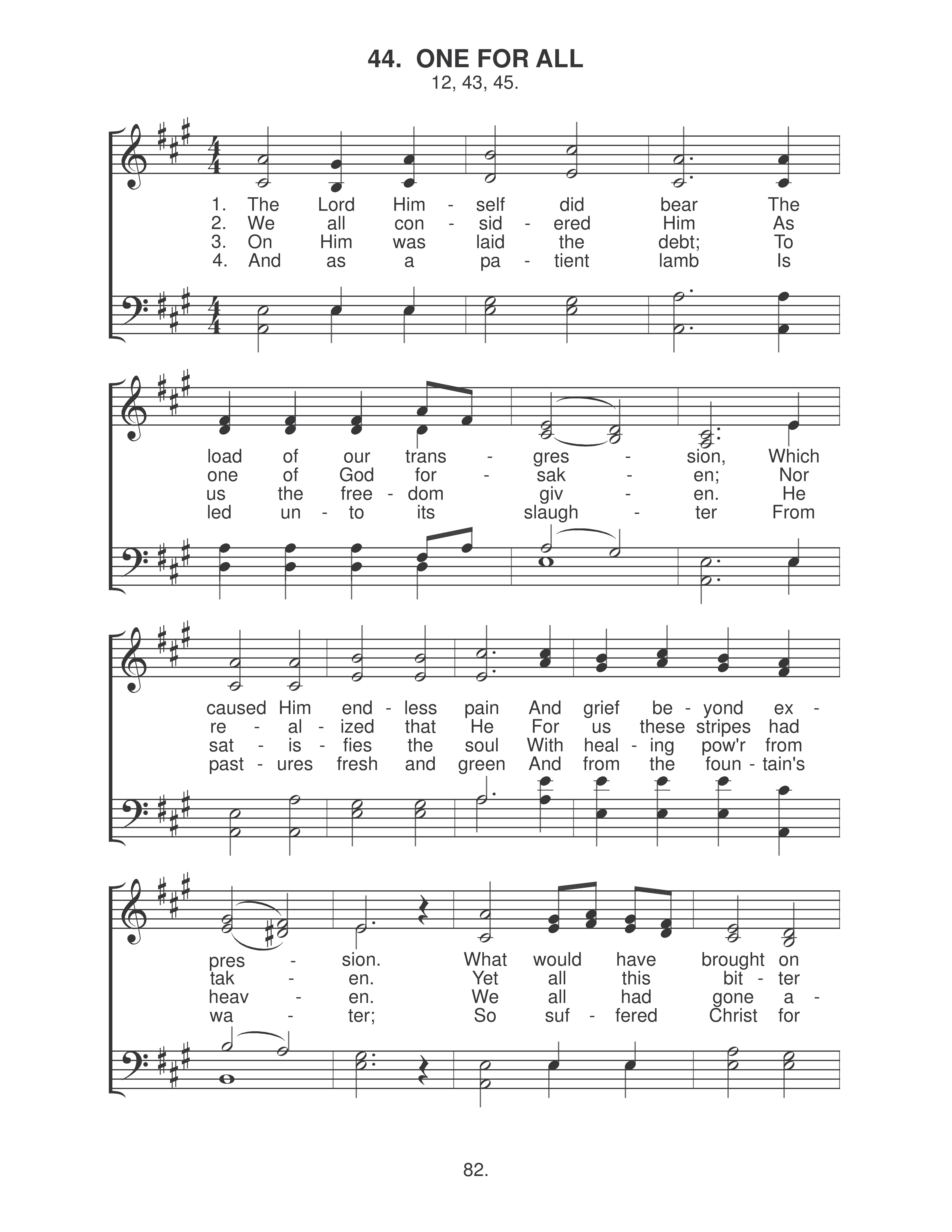 One For All (#44) page 1