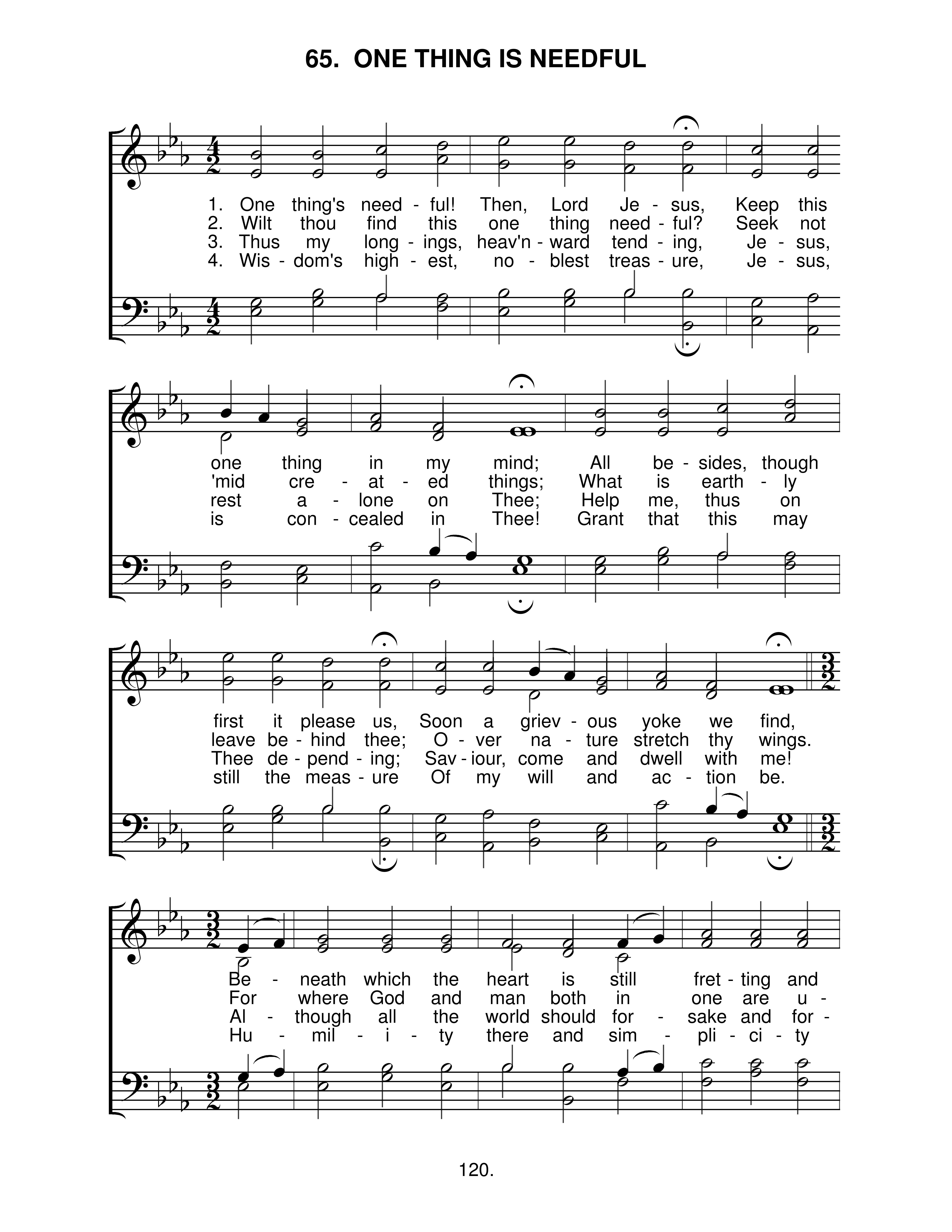 One Thing Is Needful (#65) page 1