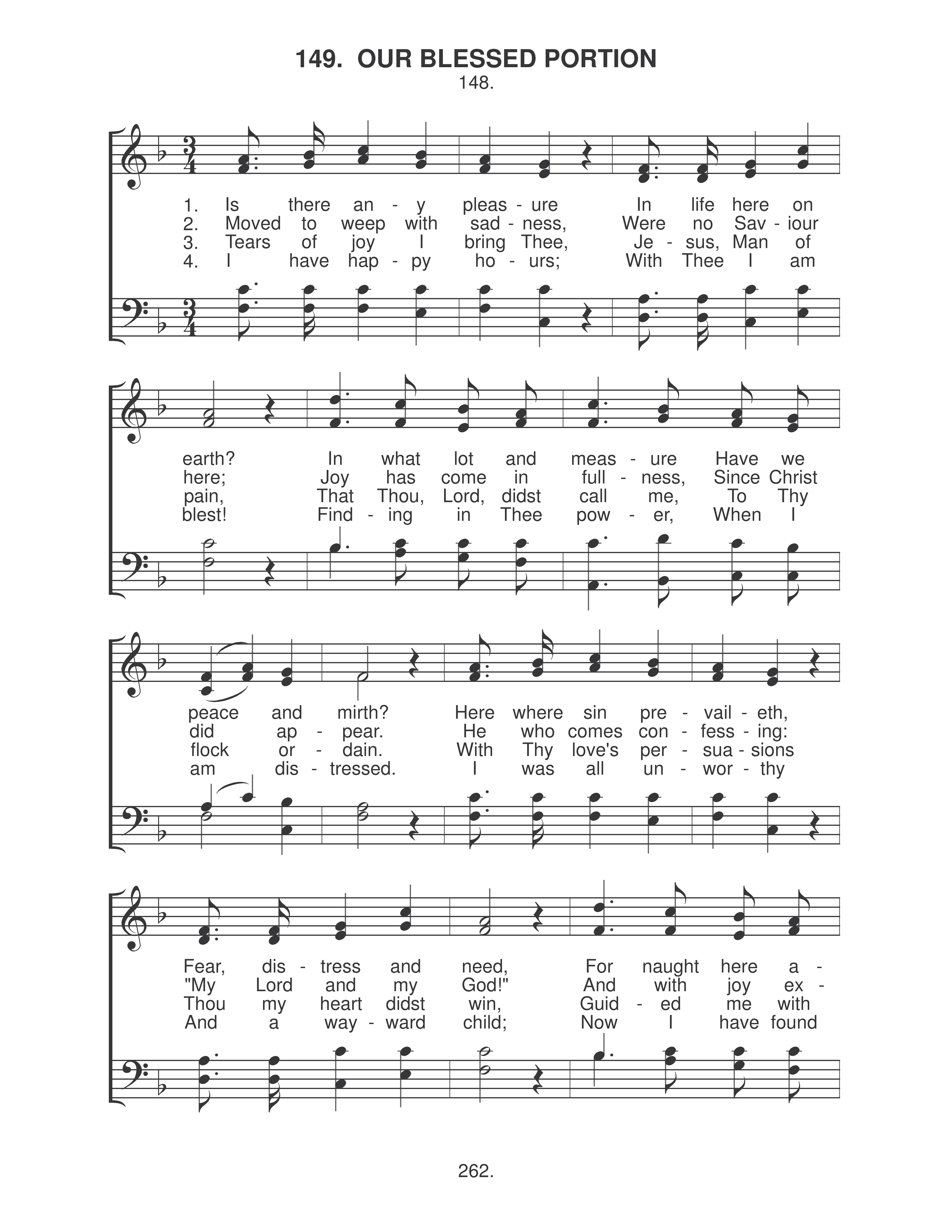 Our Blessed Portion (#149) page 1
