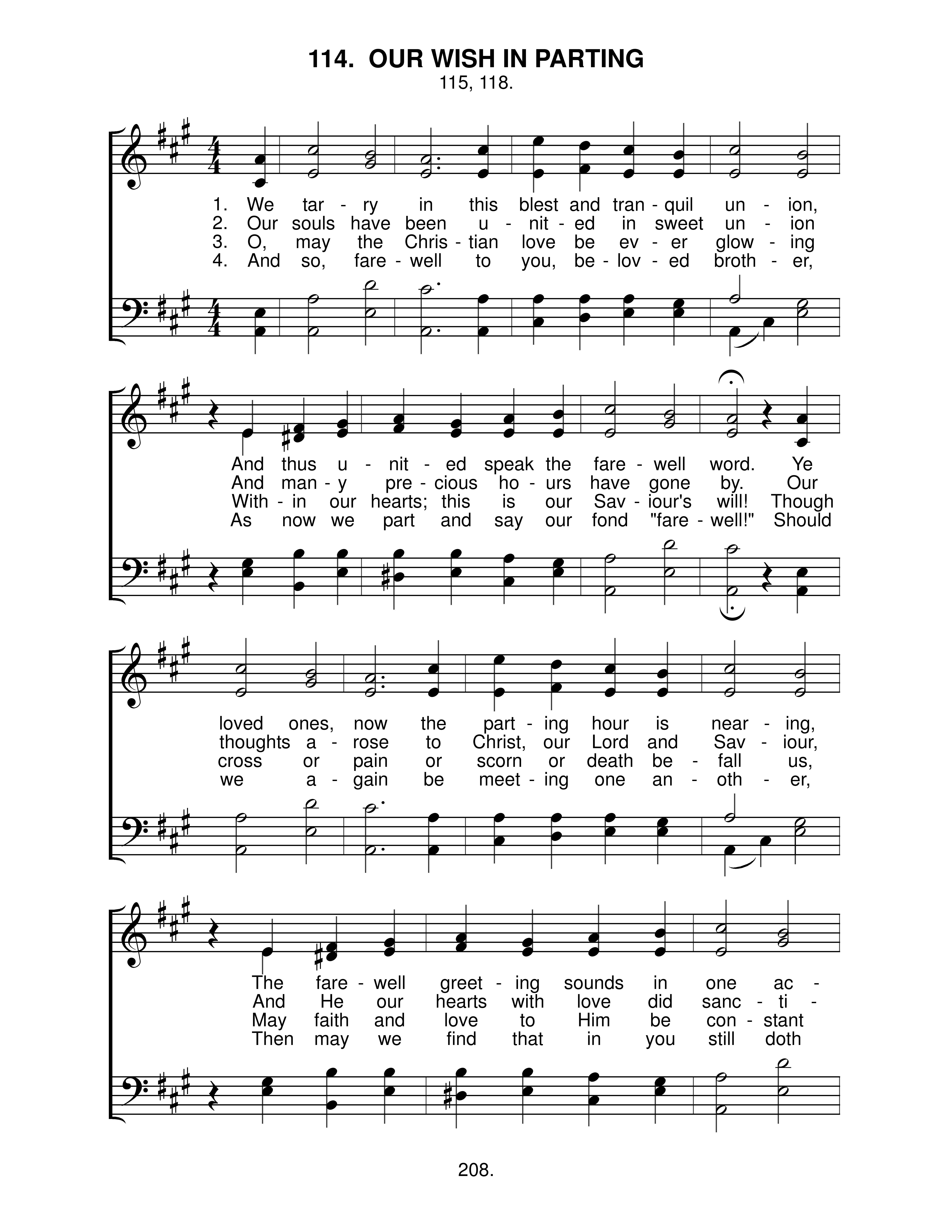 Our Wish In Parting (#114) page 1