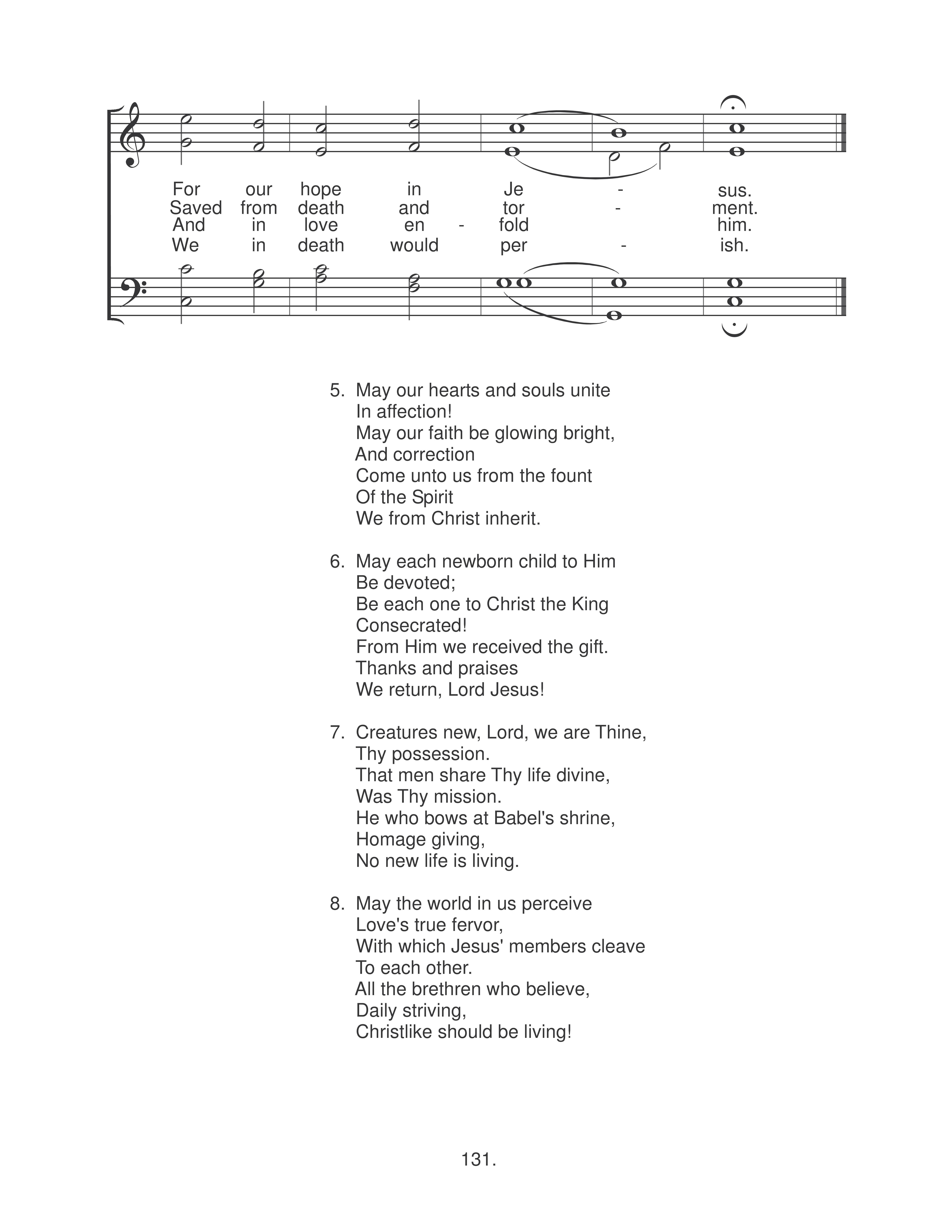 Praise To God In Baptism (#71) page 2