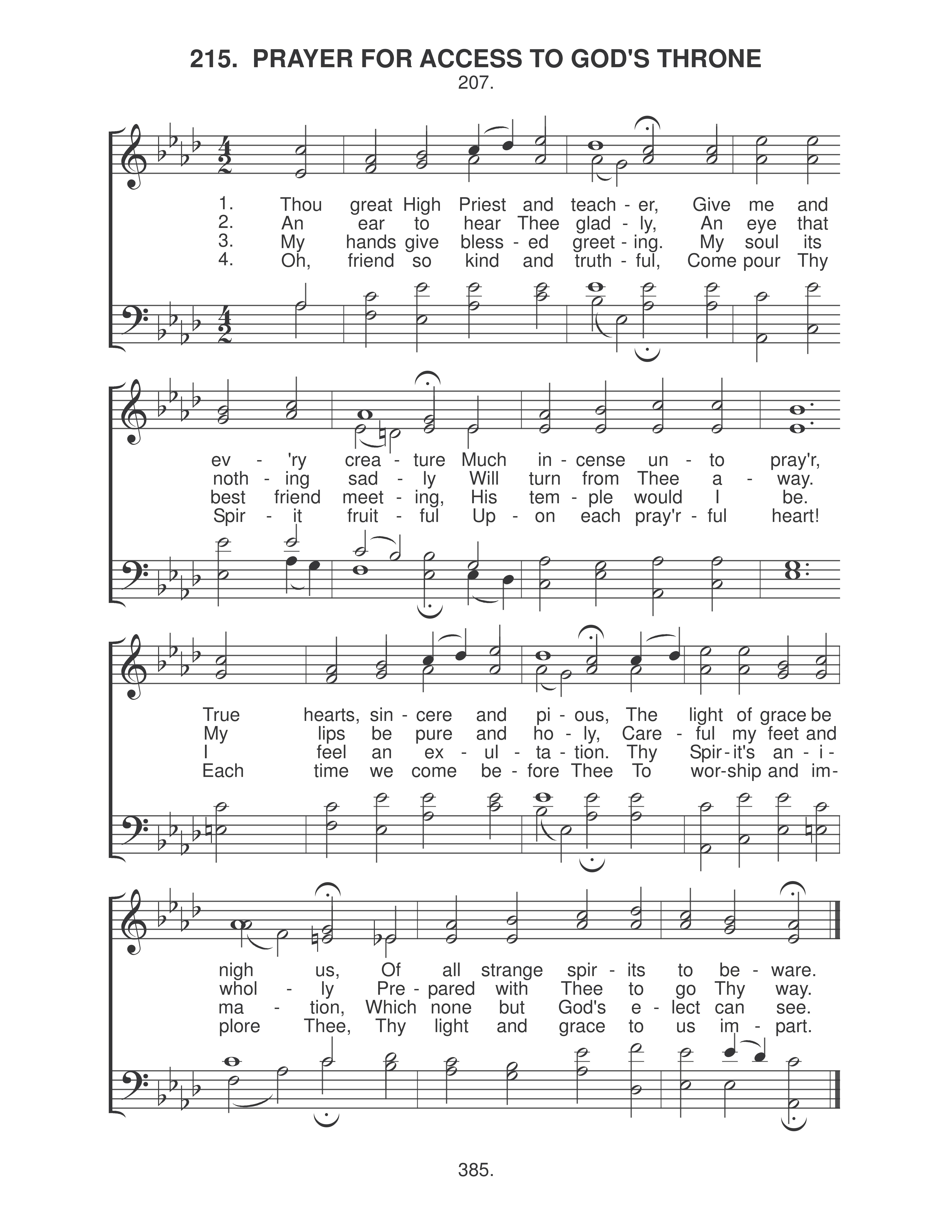 Prayer For Access To God's Throne (#215)