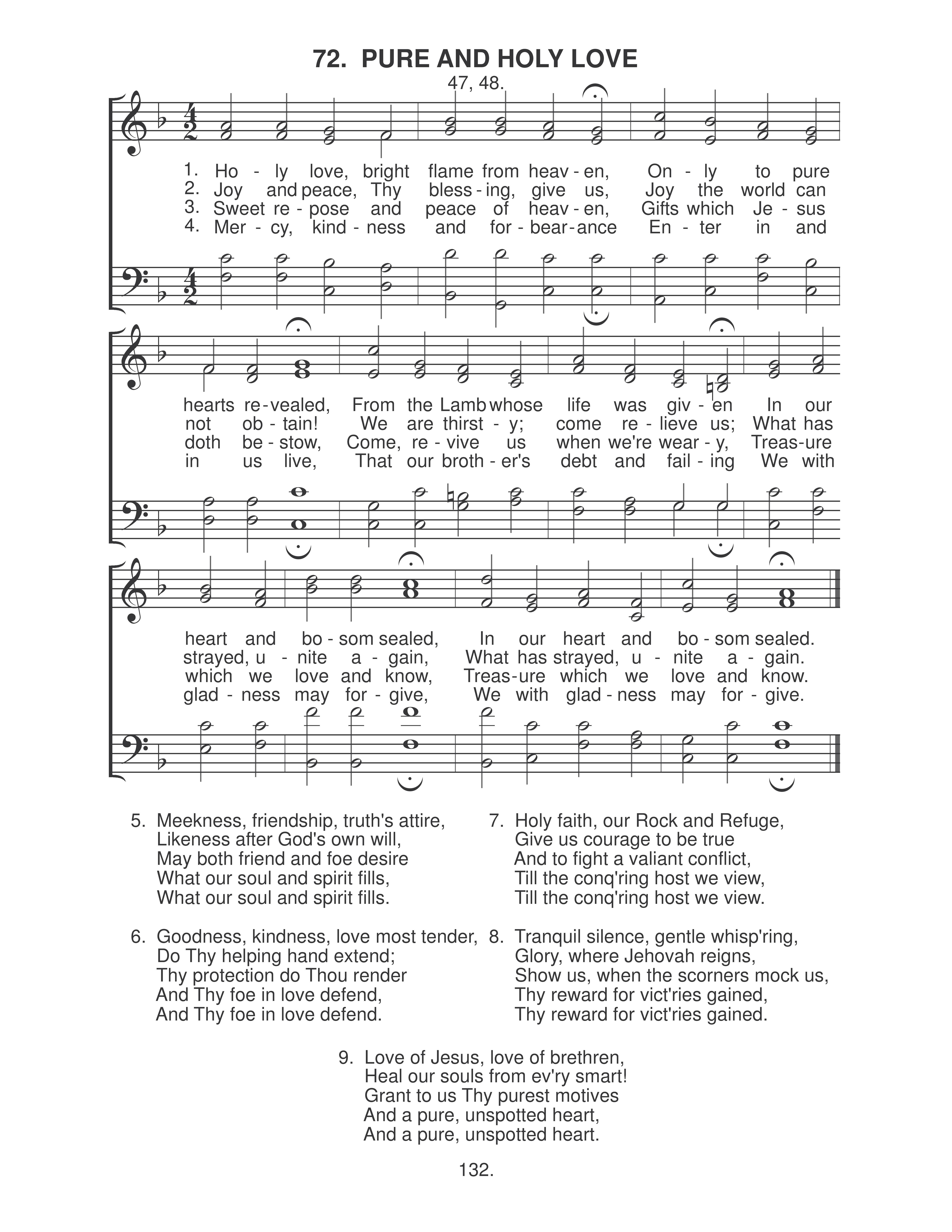 Pure And Holy Love (#72)