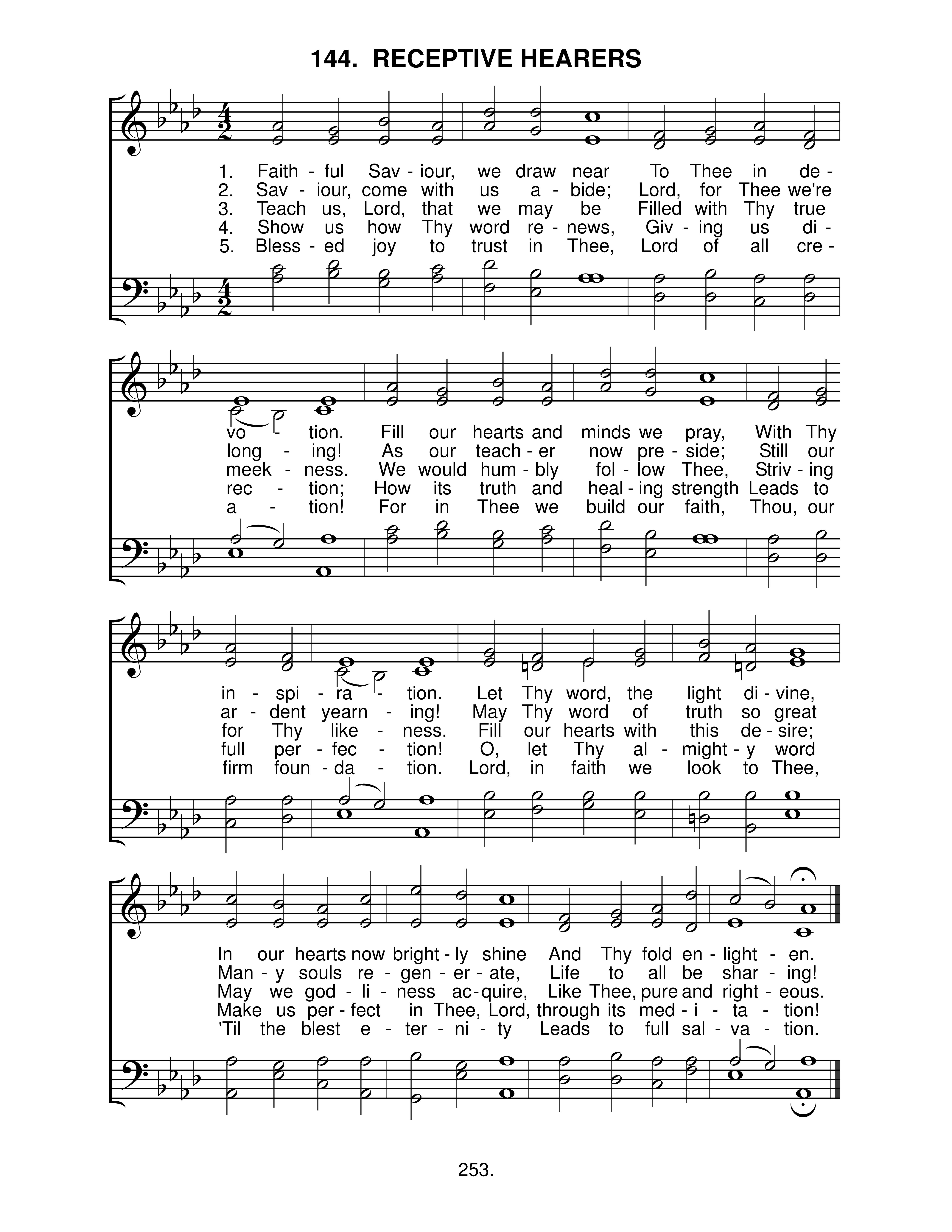 Receptive Hearers (#144)