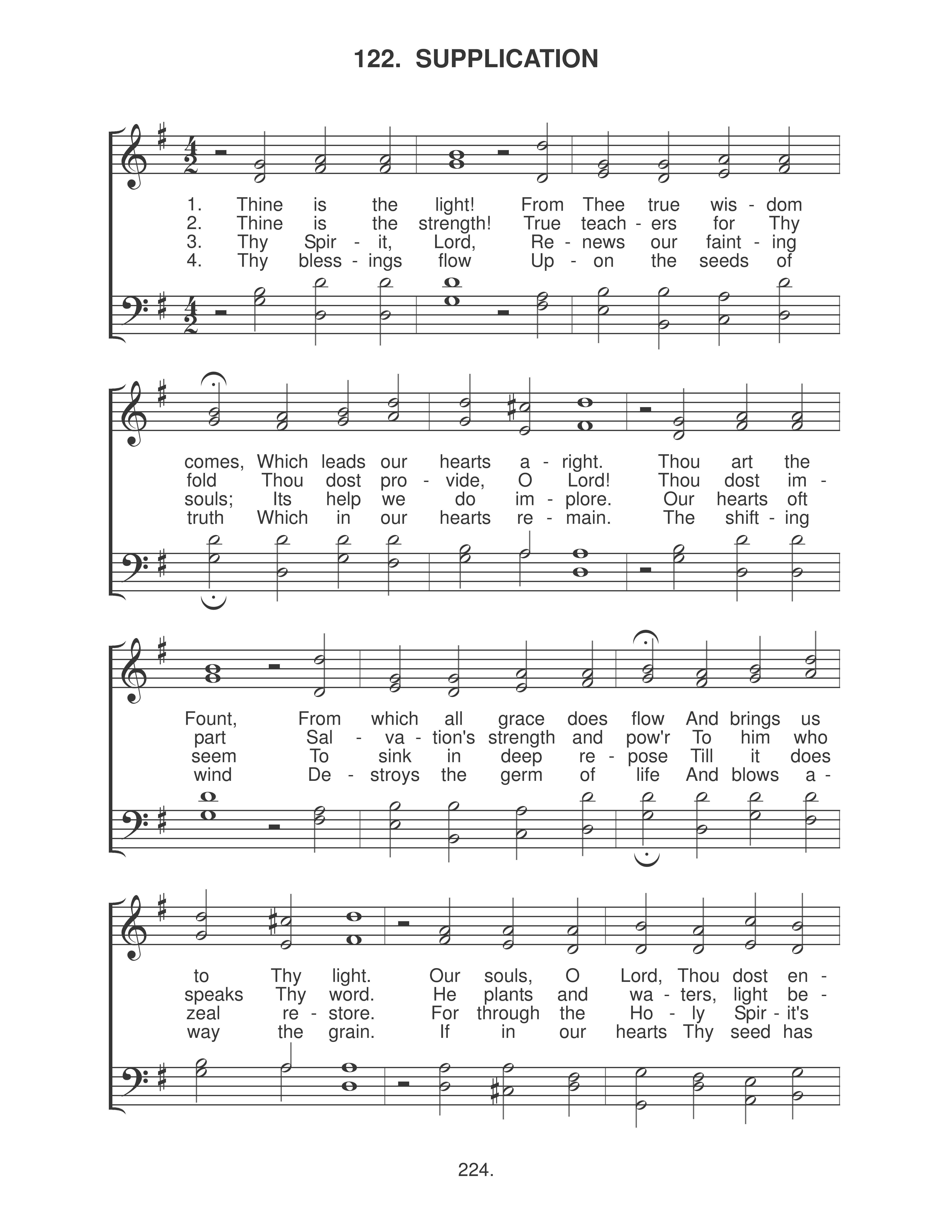 Supplication (#122) page 1