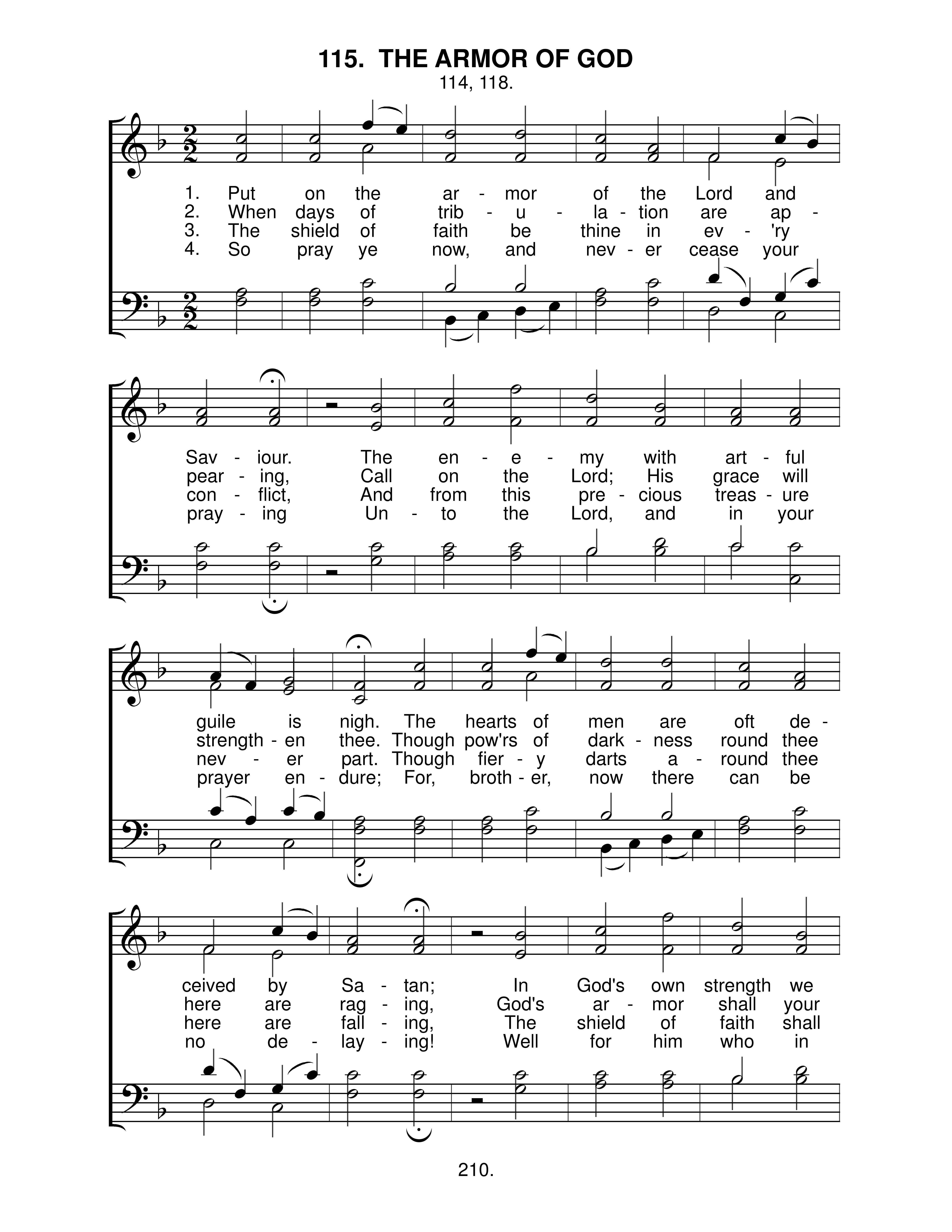 The Armor Of God (#115) page 1