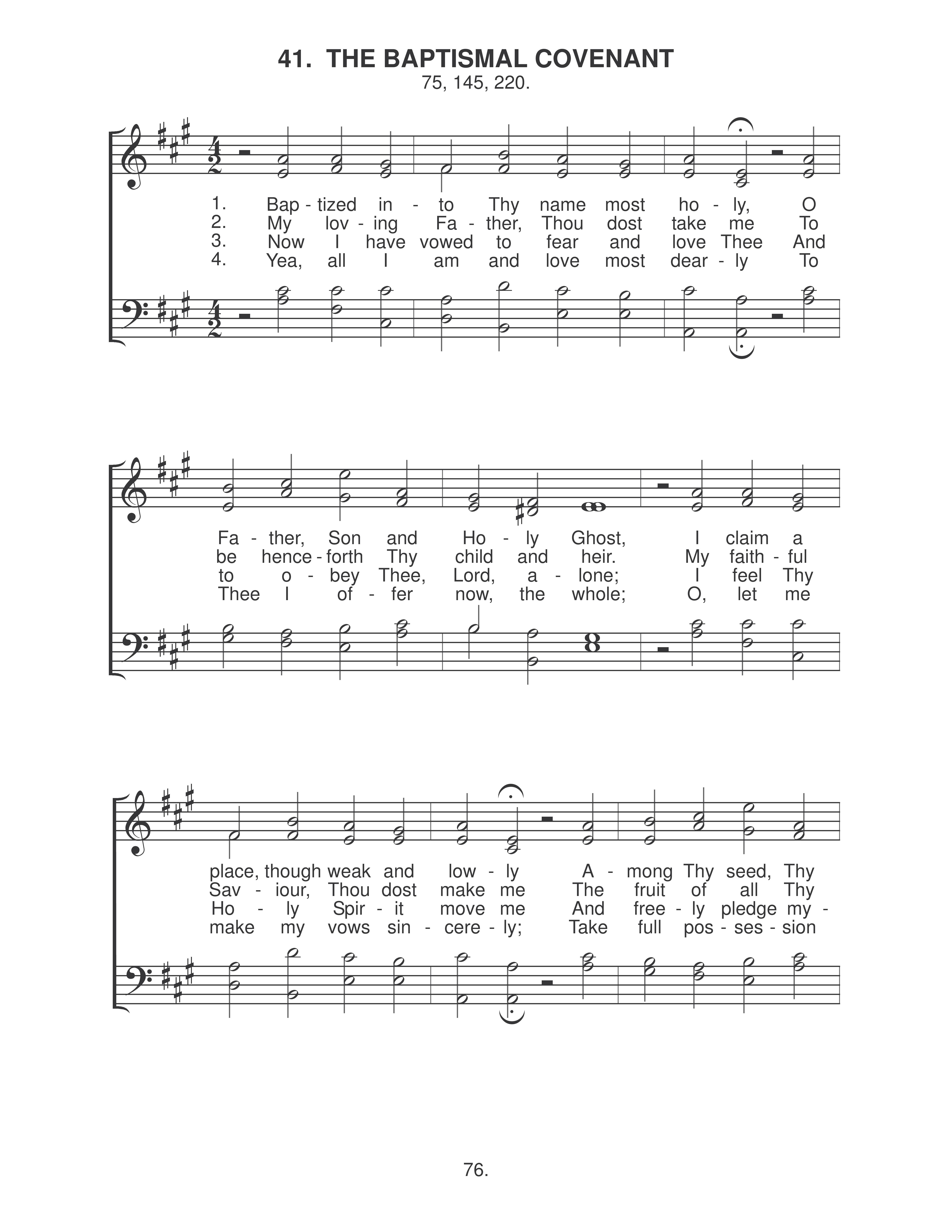 The Baptismal Covenant (#41) page 1