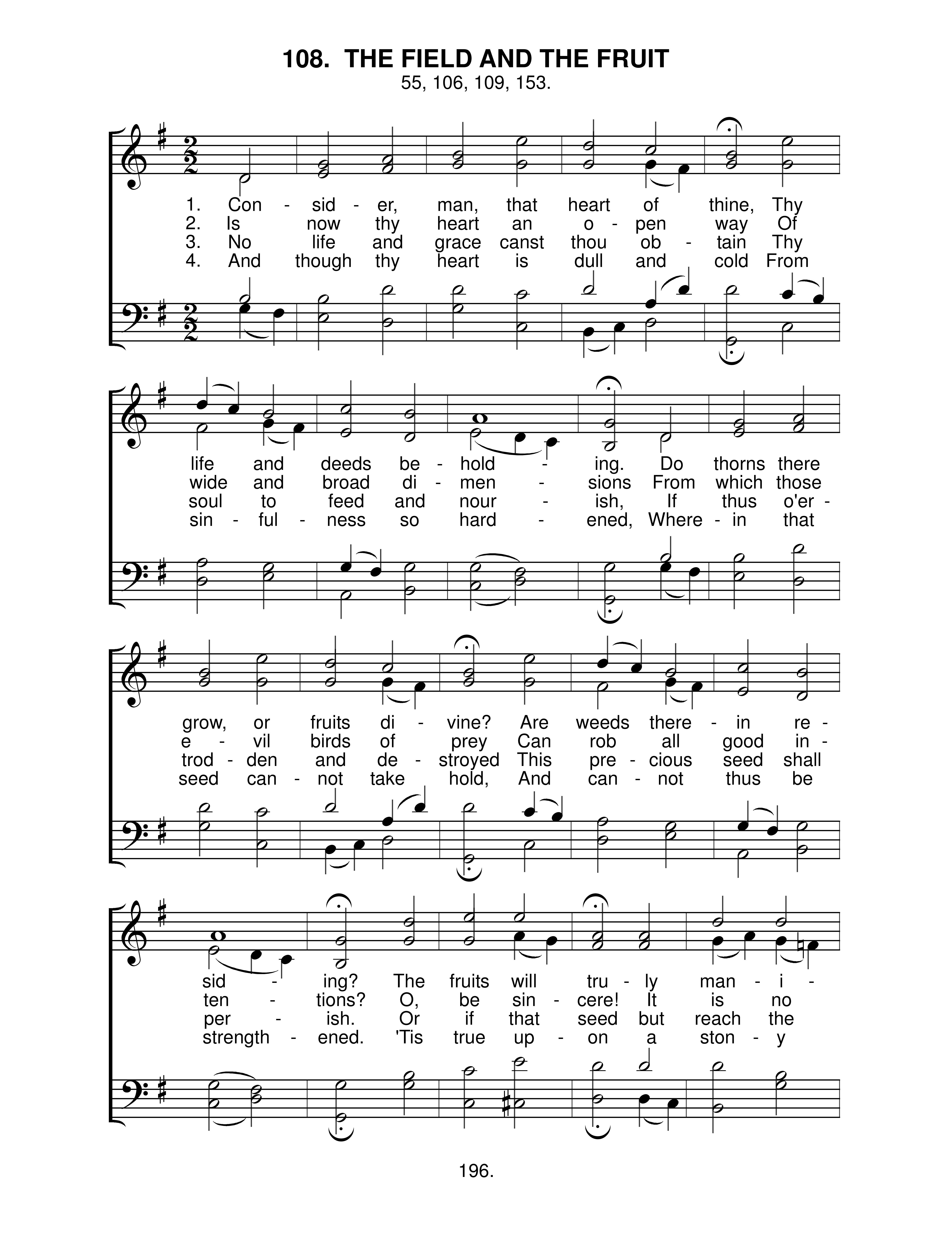 The Field And The Fruit (#108) page 1