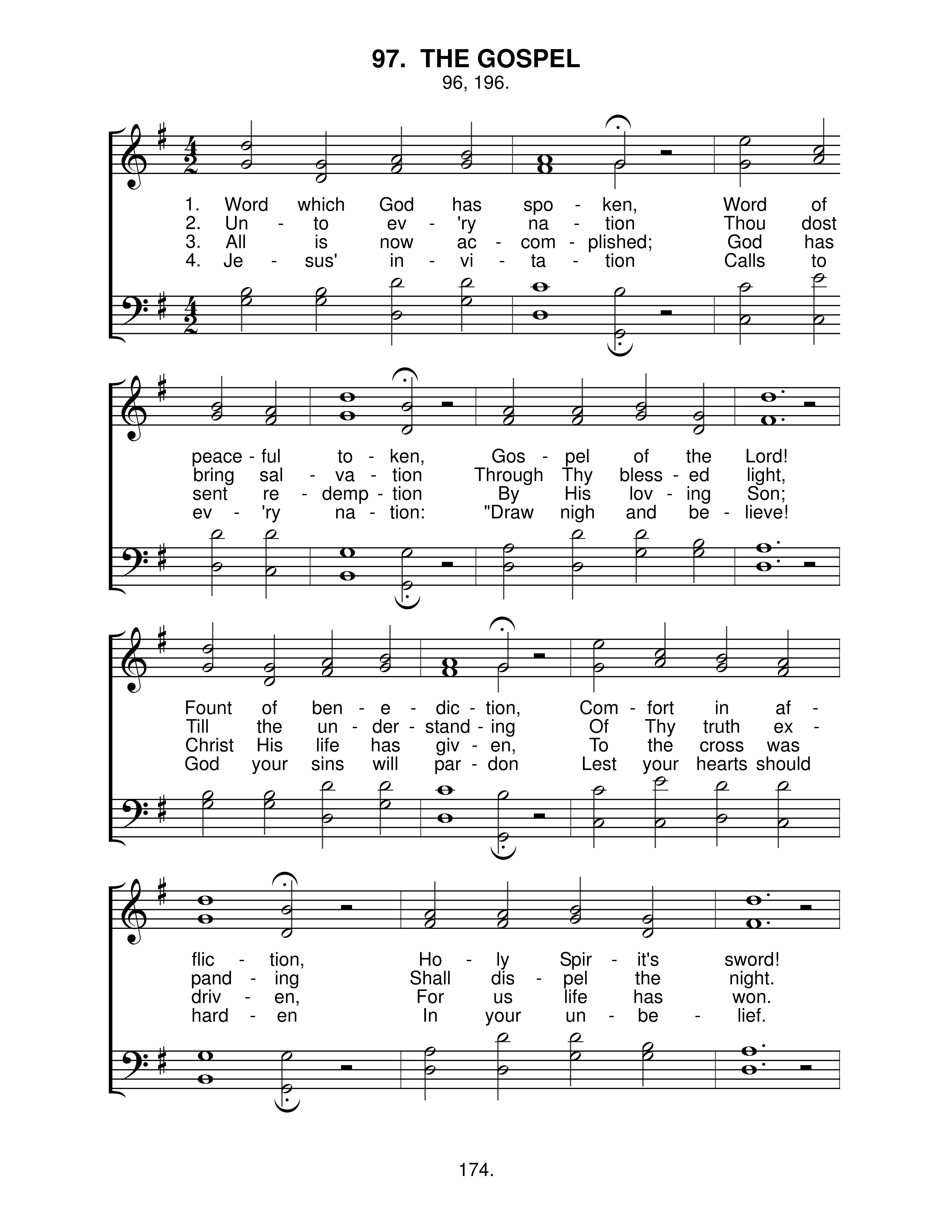 The Gospel (#97) page 1