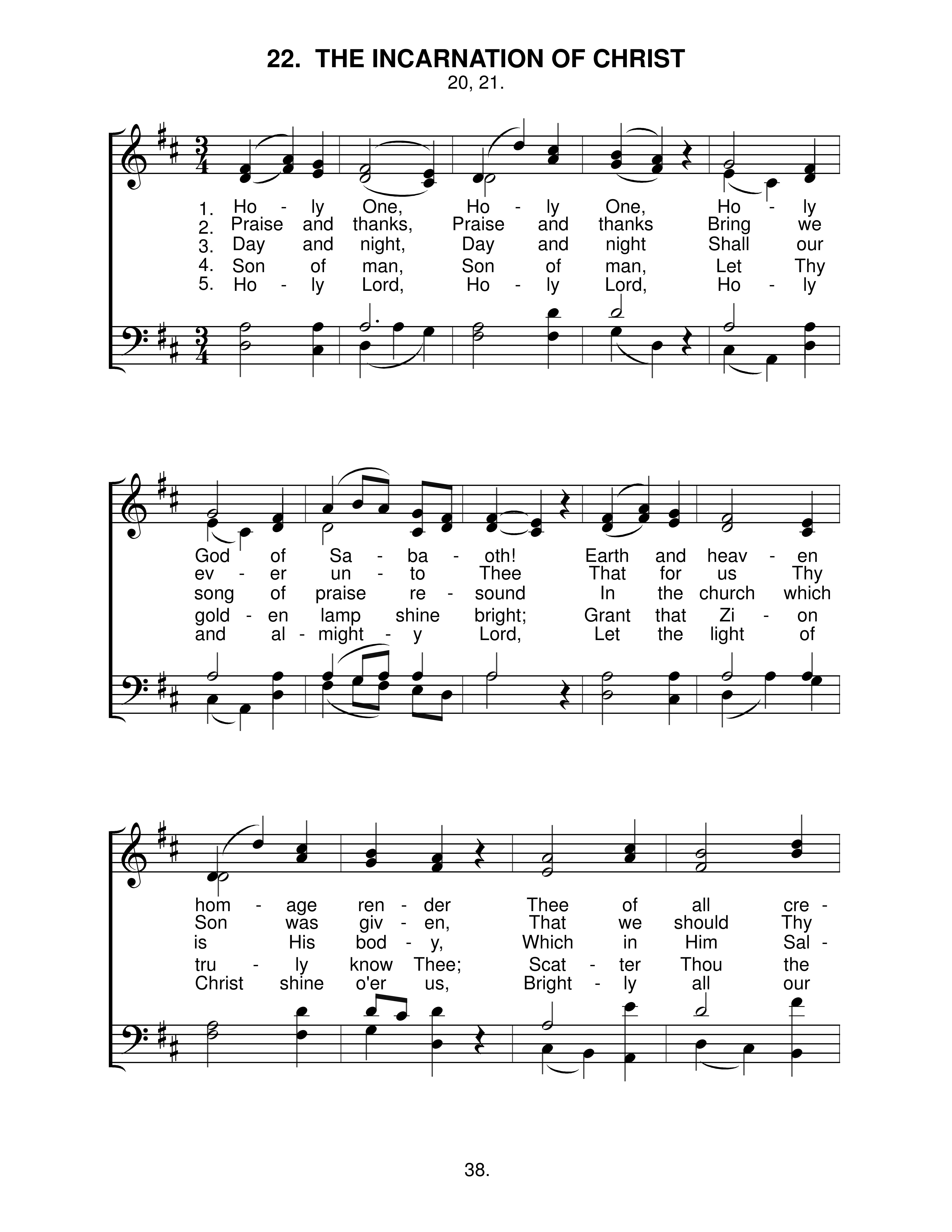 The Incarnation Of Christ (#22) page 1