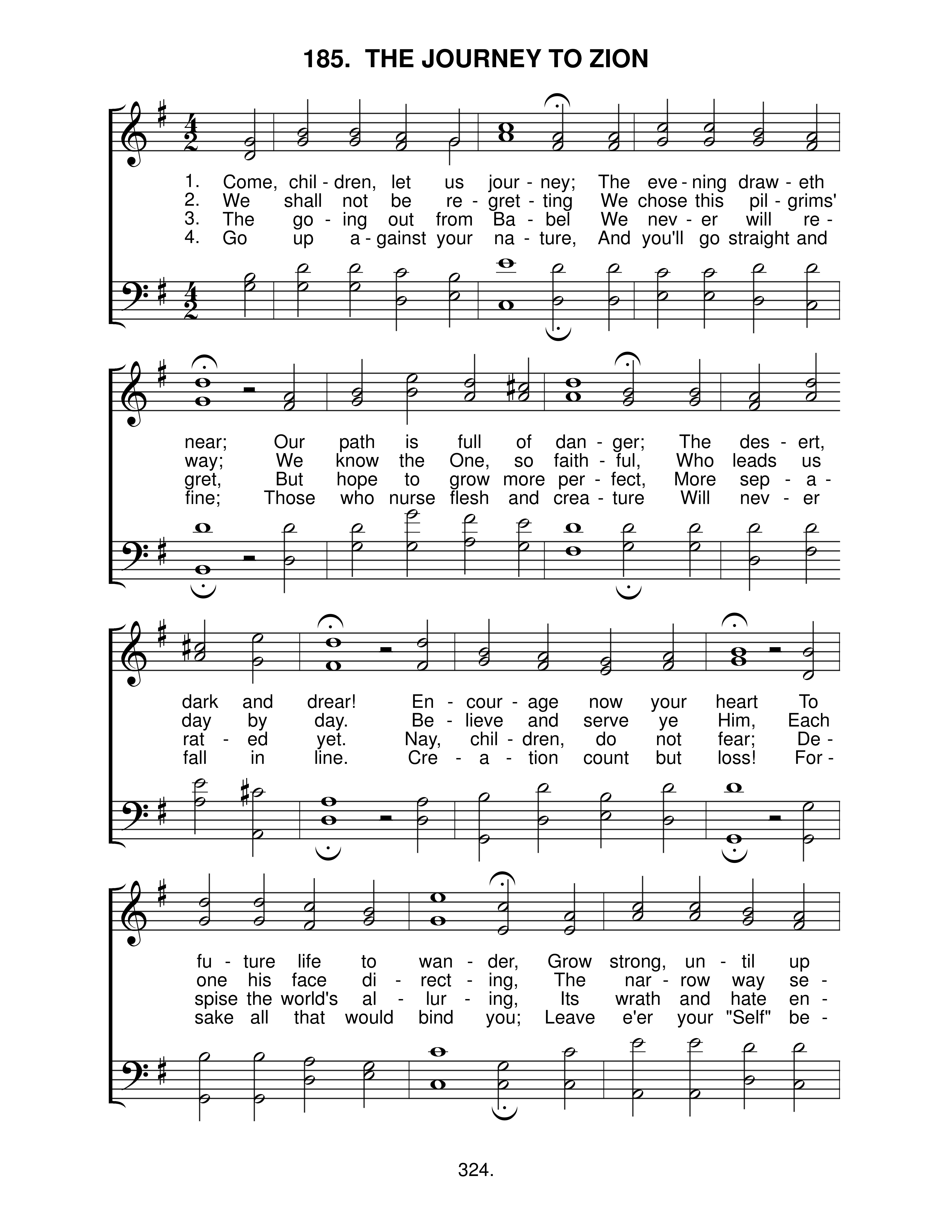 The Journey To Zion (#185) page 1