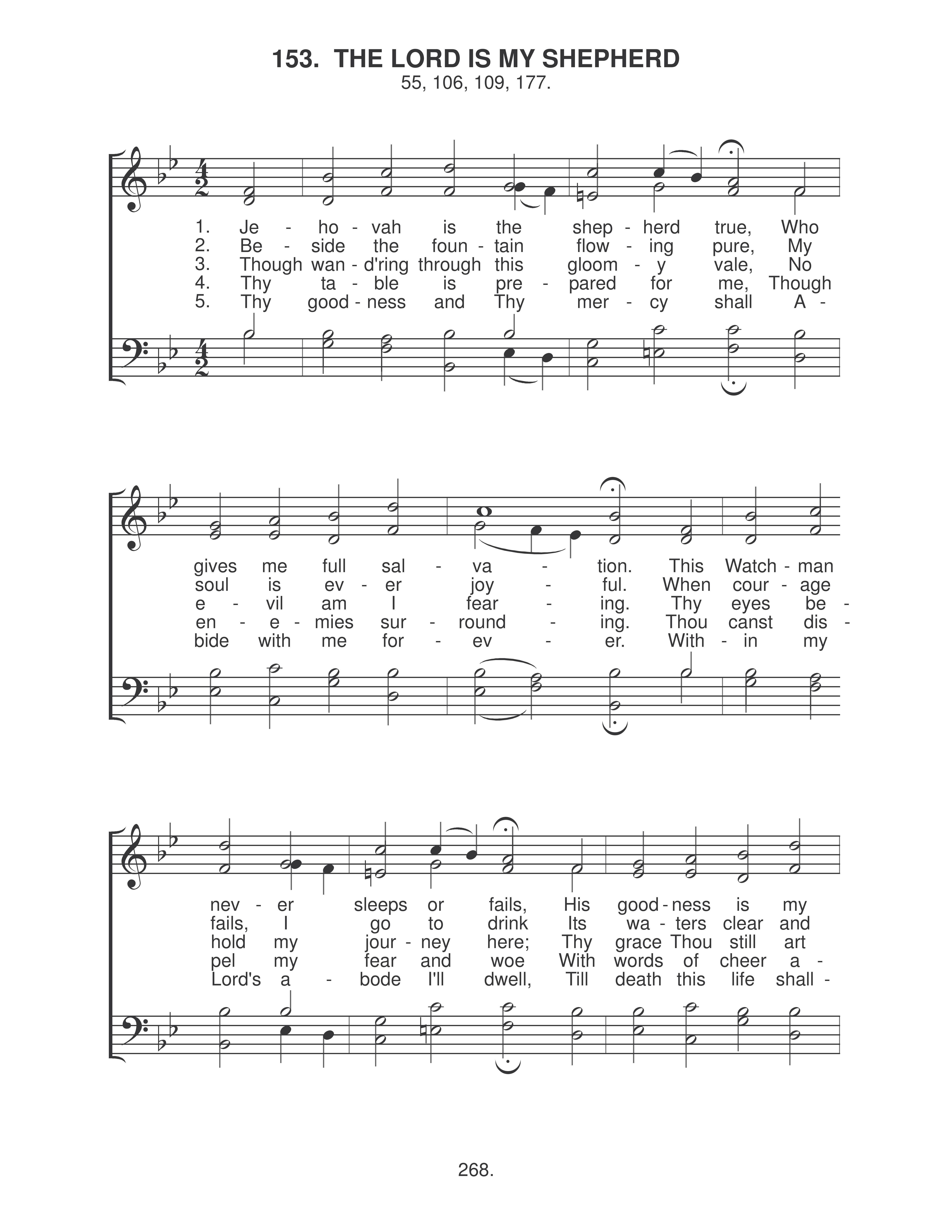 The Lord Is My Shepherd (#153) page 1