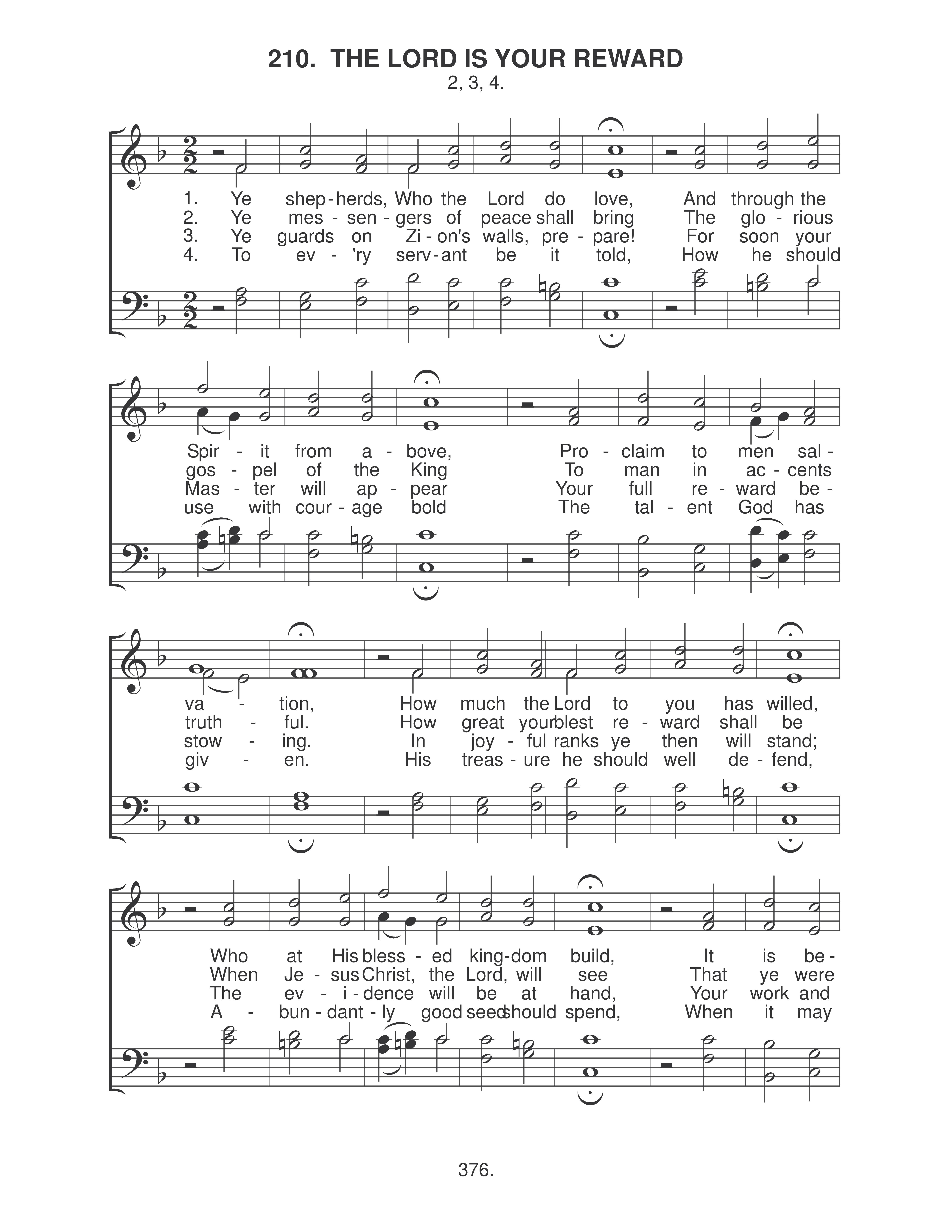 The Lord Is Your Reward (#210) page 1