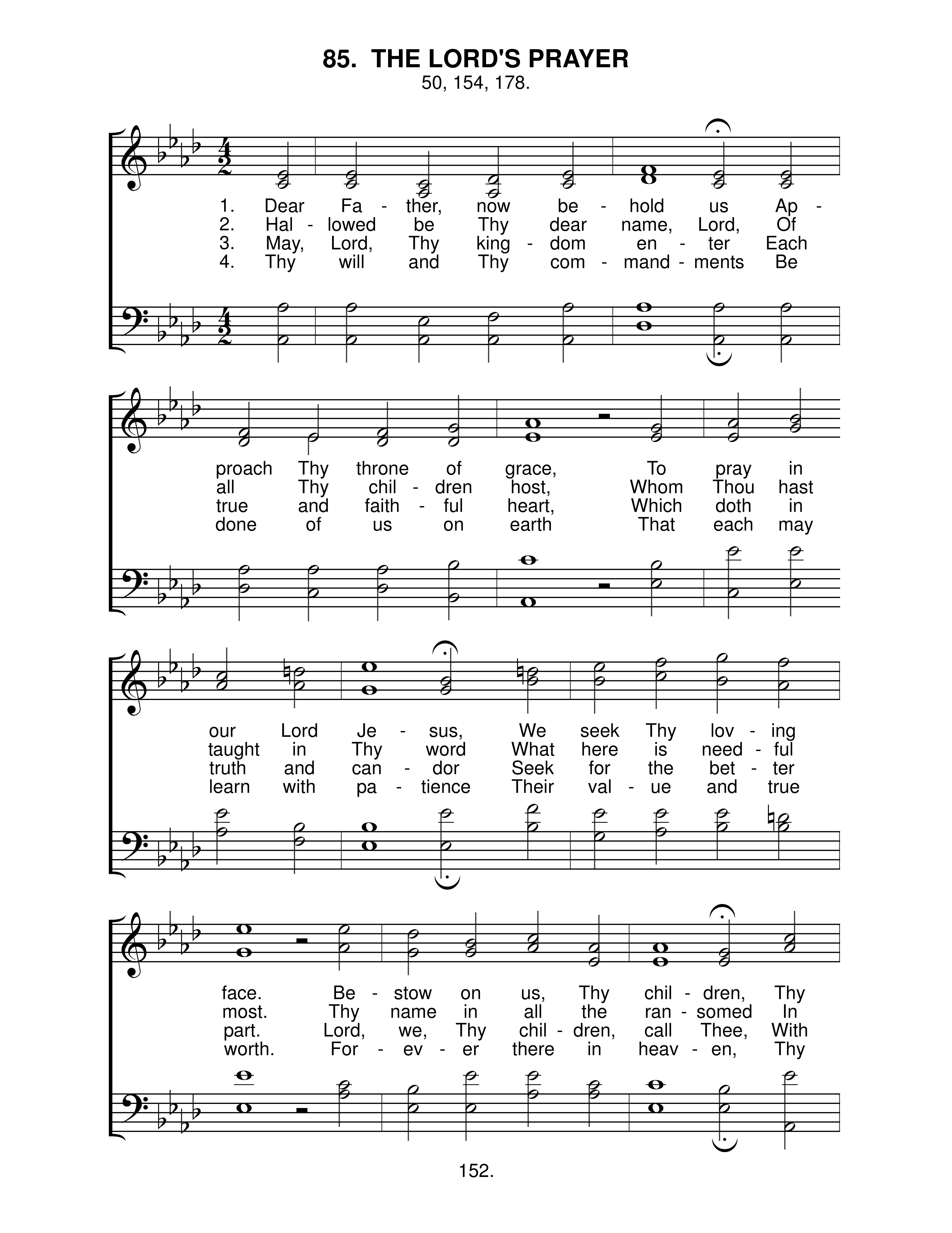 The Lord's Prayer (#85) page 1