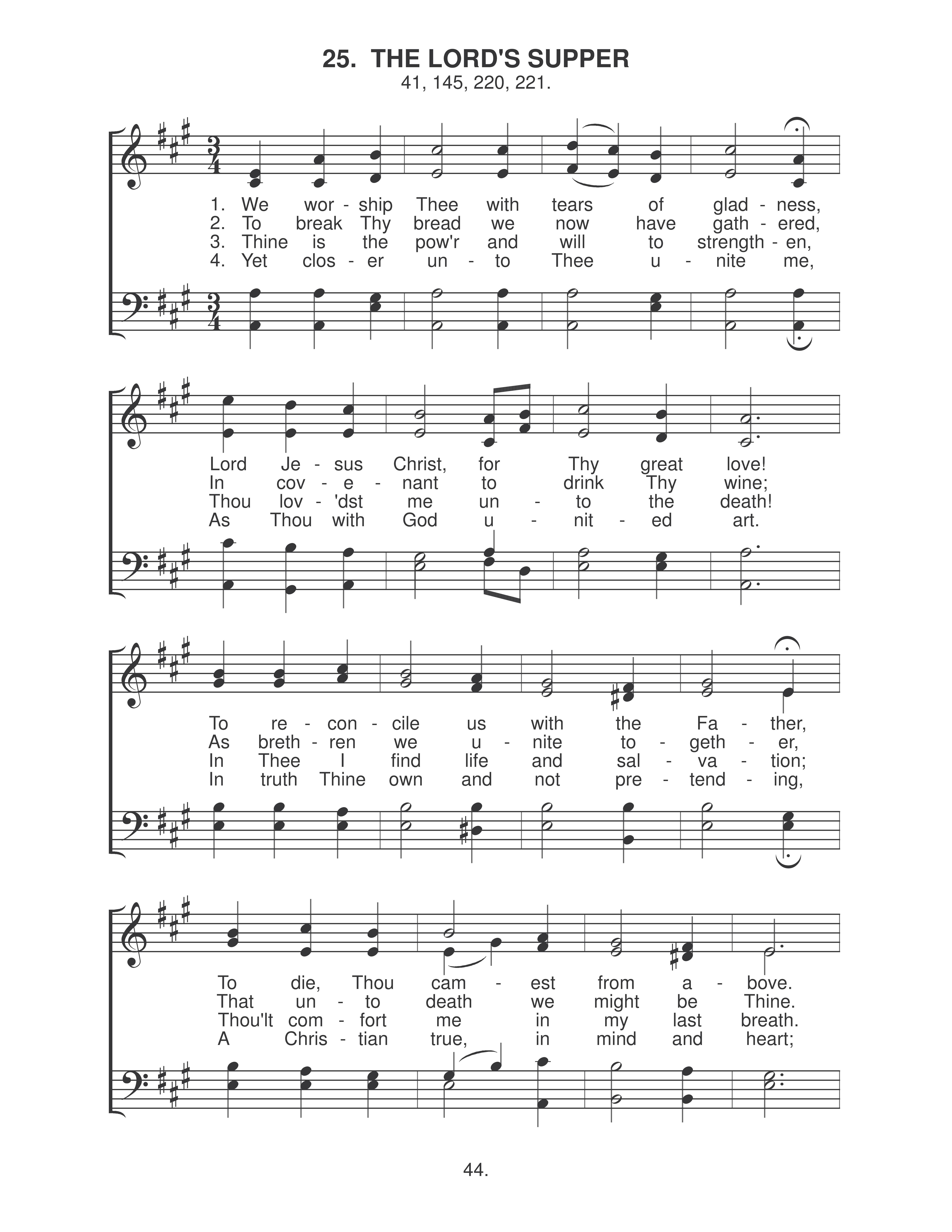 The Lord's Supper (#25) page 1