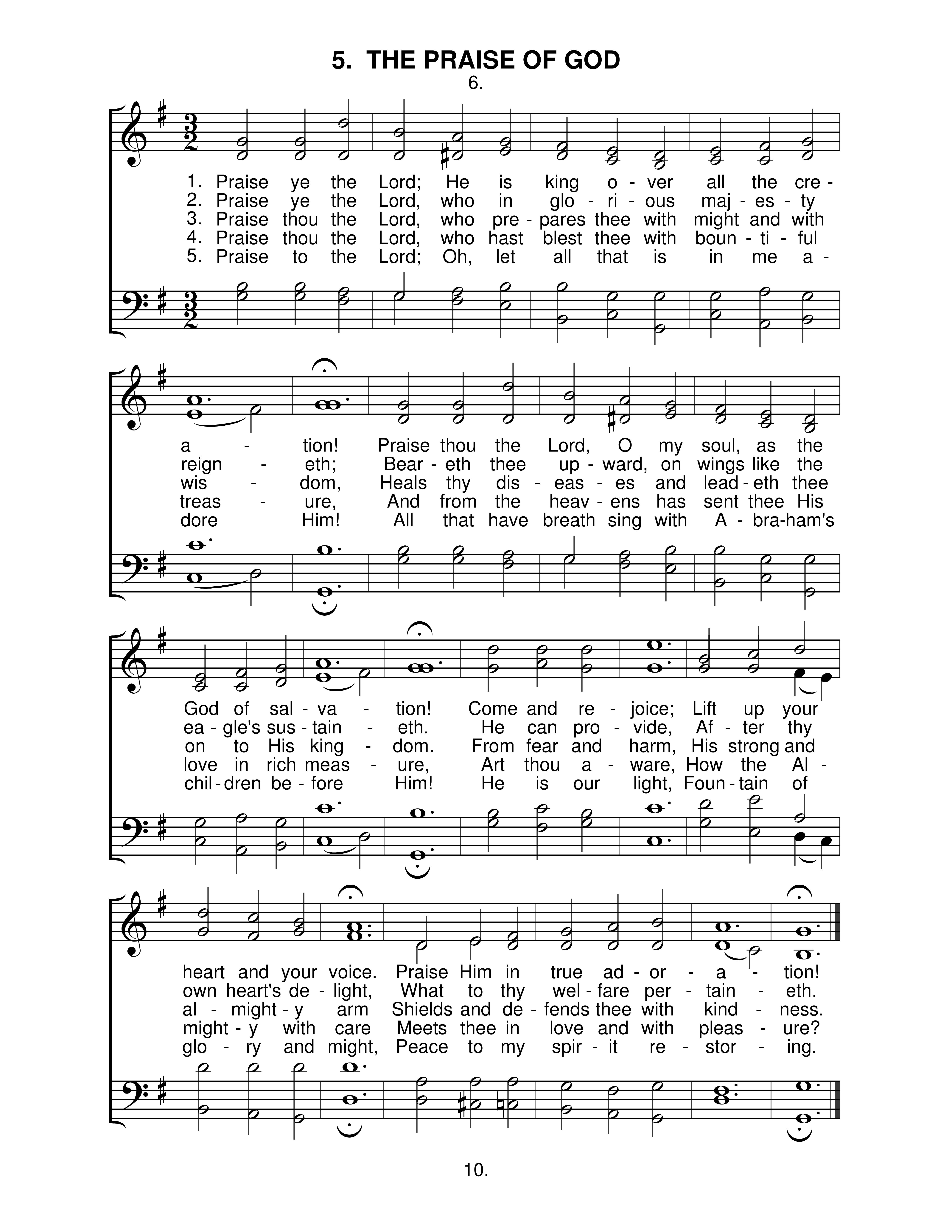 The Praise Of God (#5)