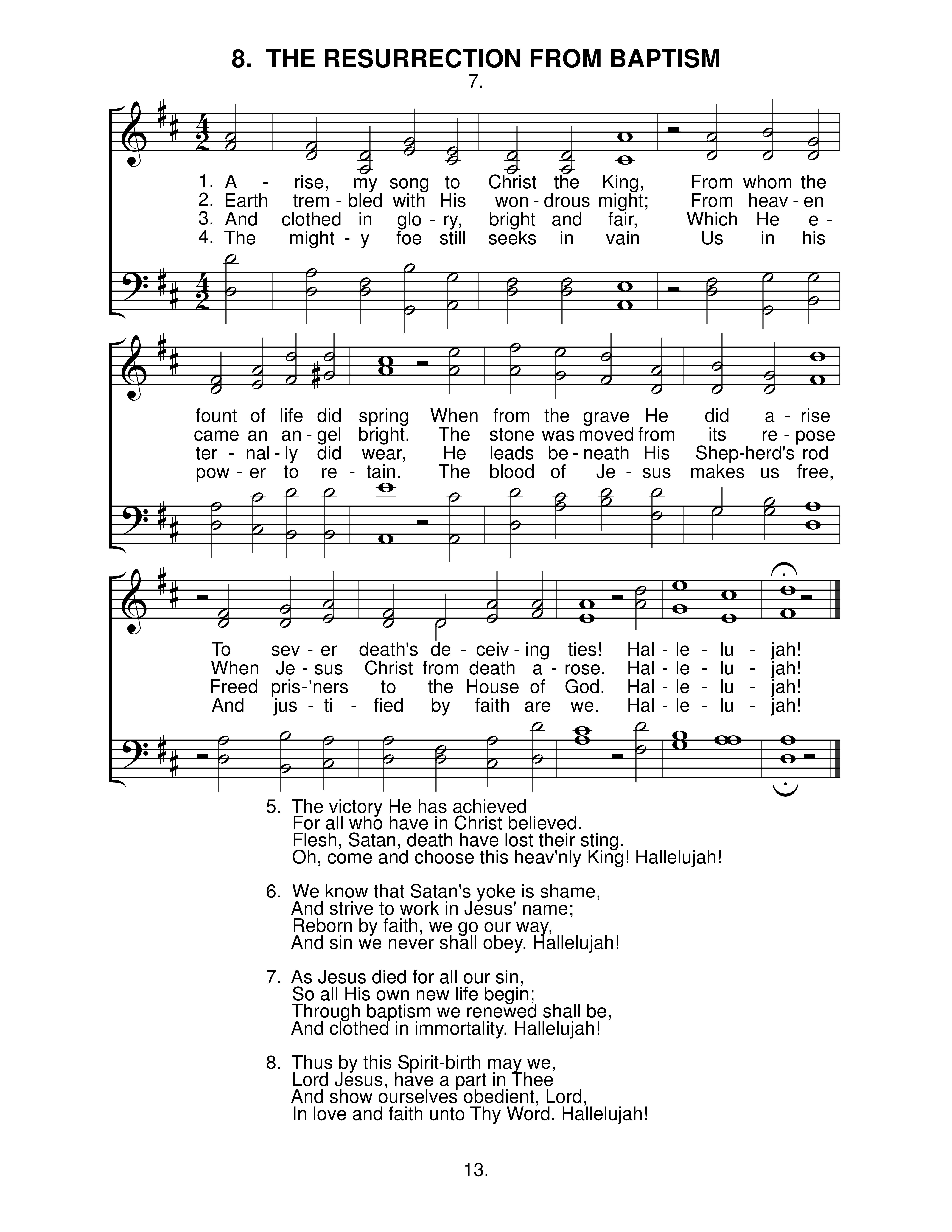 The Resurrection From Baptism (#8)