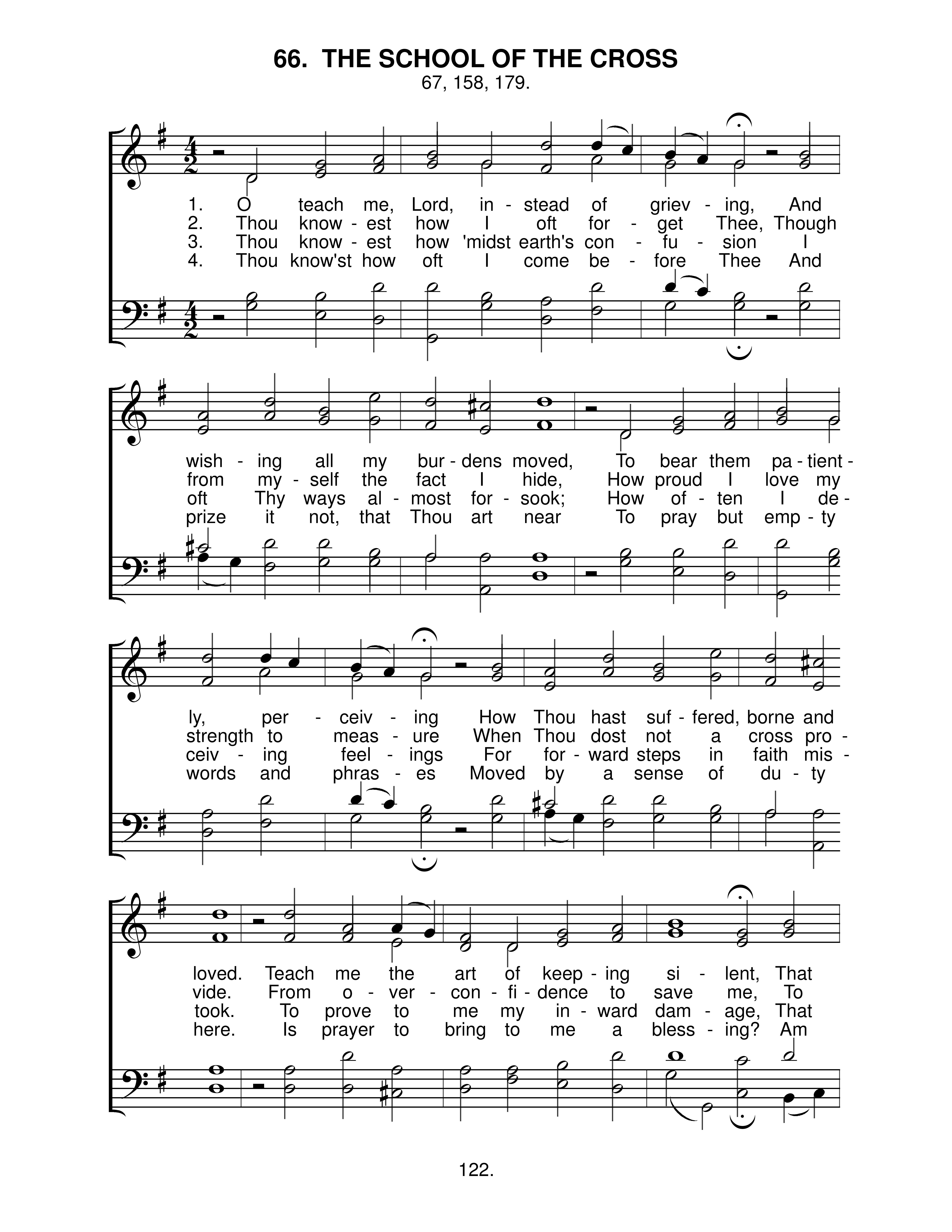 The School Of The Cross (#66) page 1