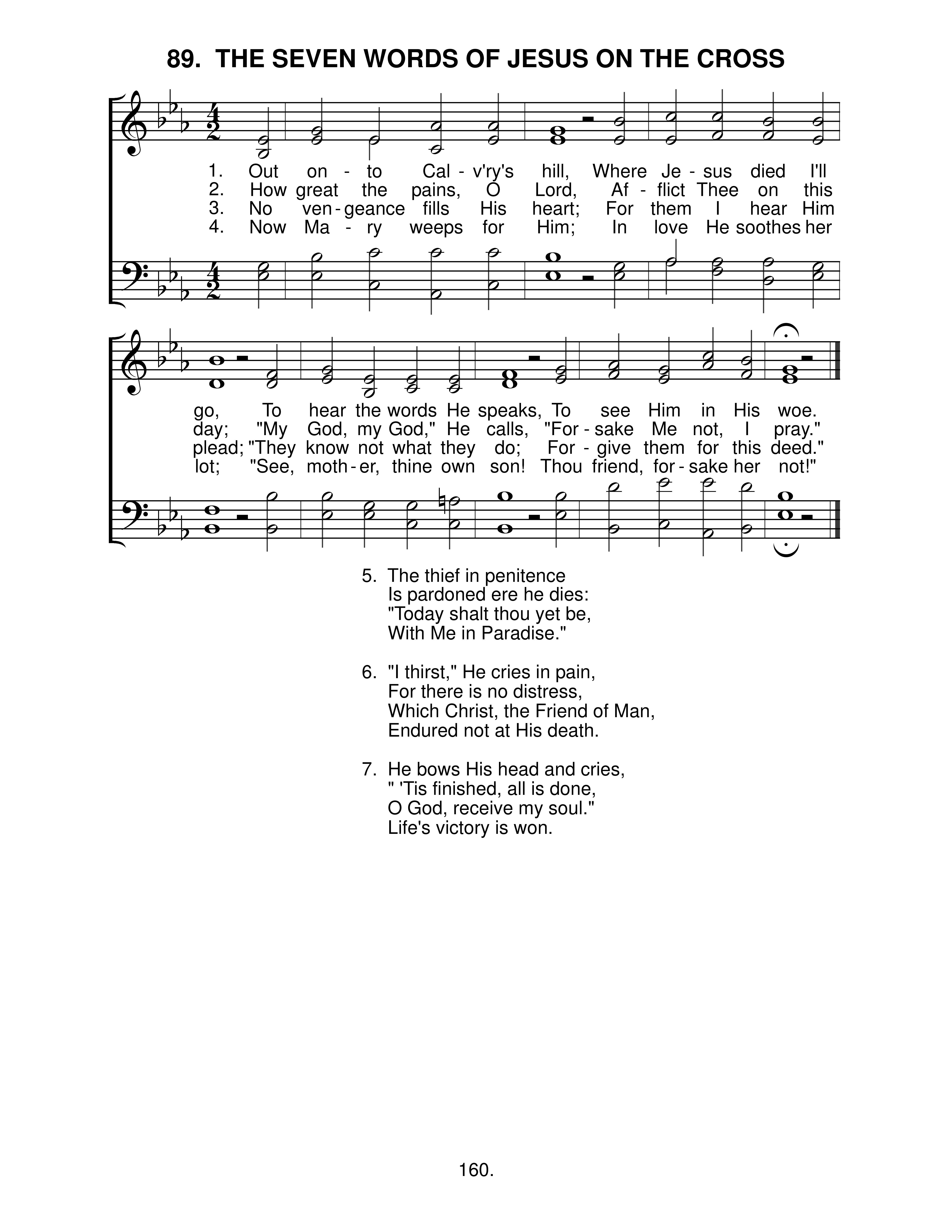 The Seven Words Of Jesus On The Cross (#89)