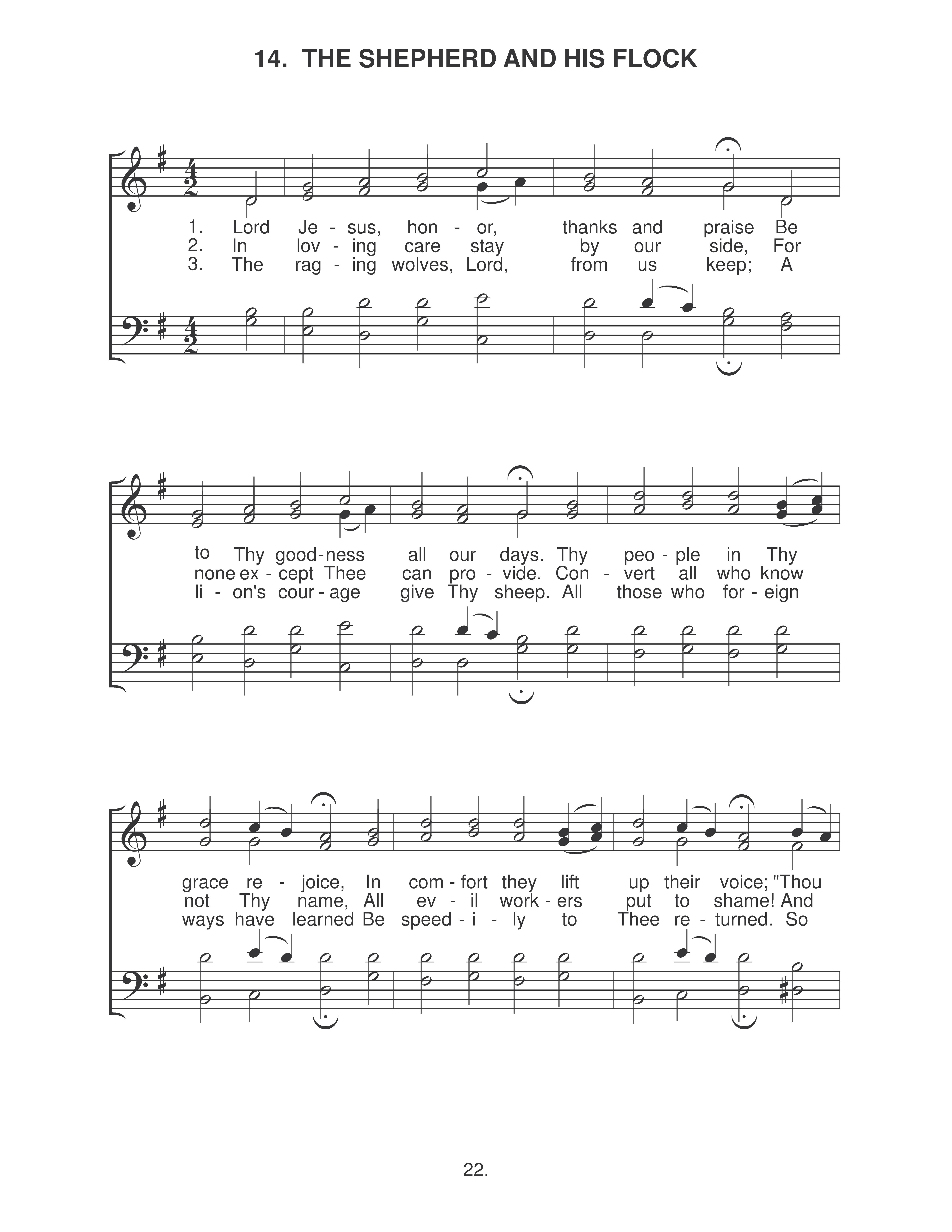 The Shepherd And His Flock (#14) page 1