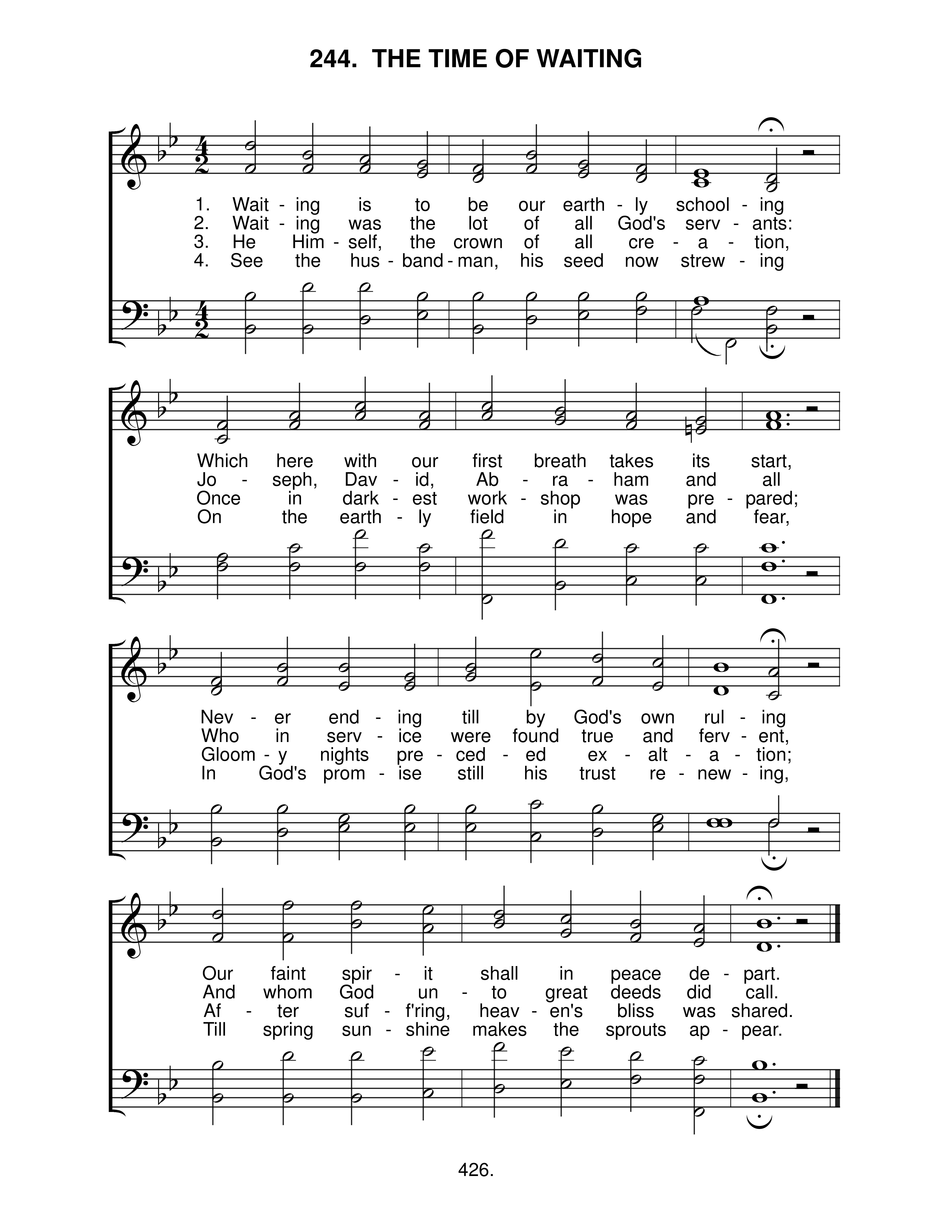 The Time Of Waiting (#244) page 1