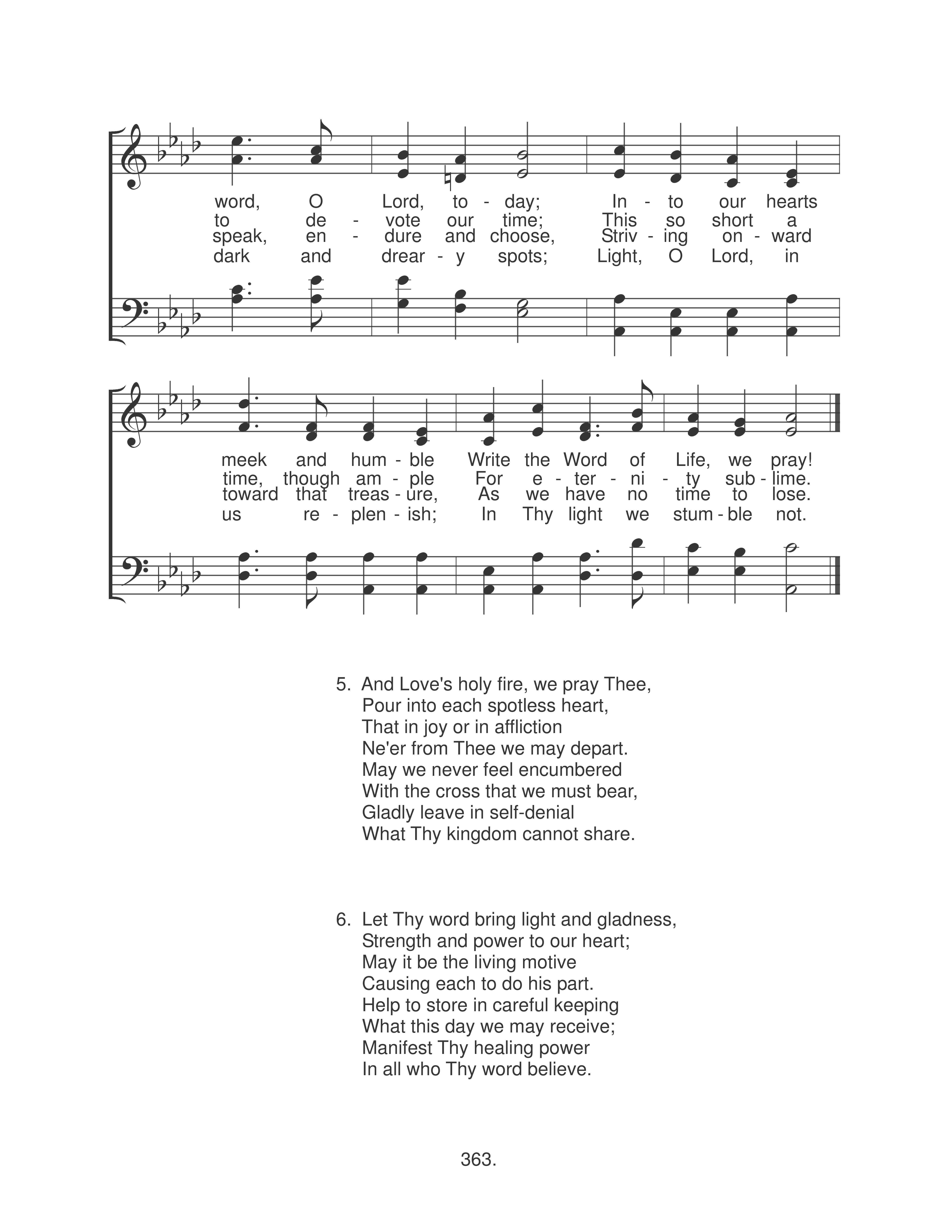 Thou Hast Words Of Life (#203) page 2