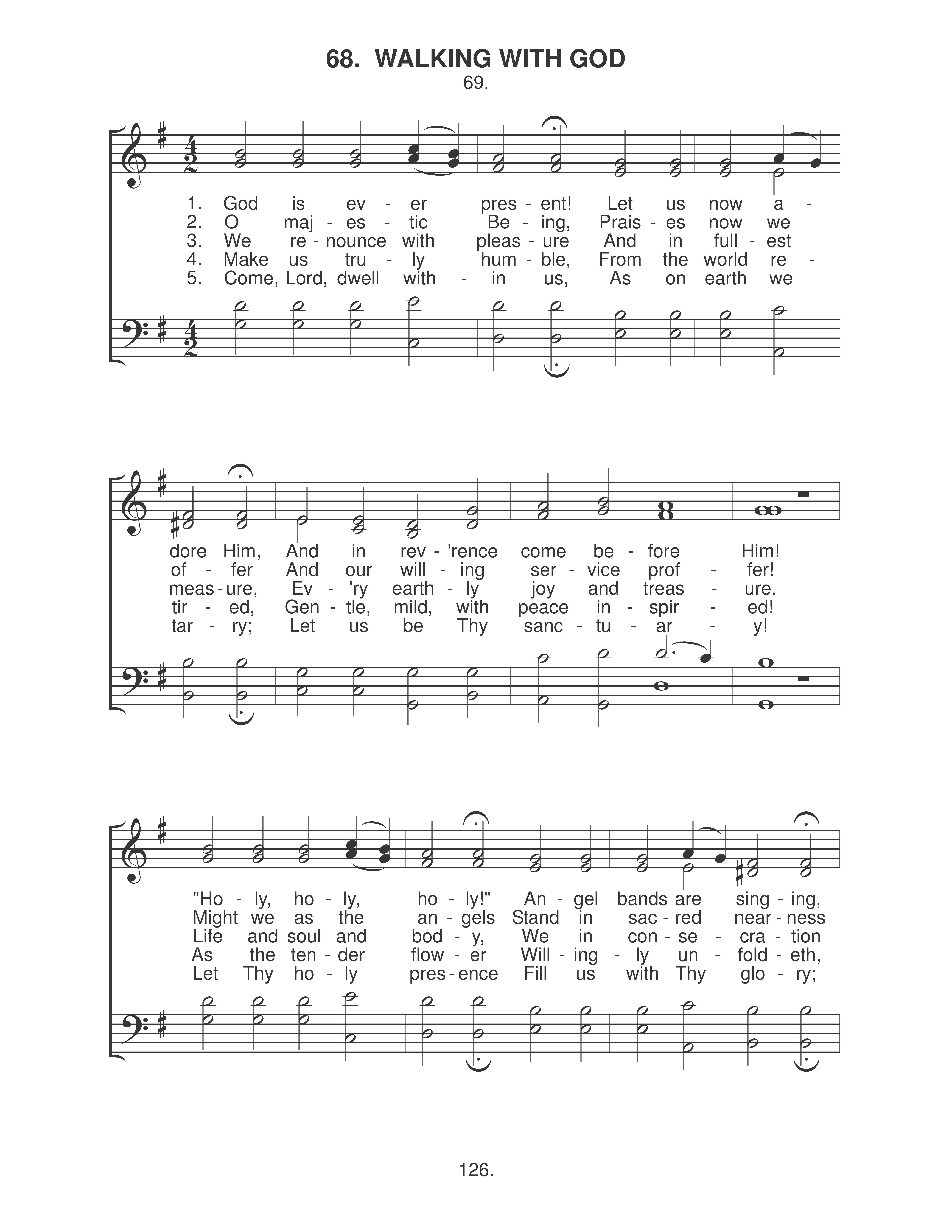 Walking With God (#68) page 1